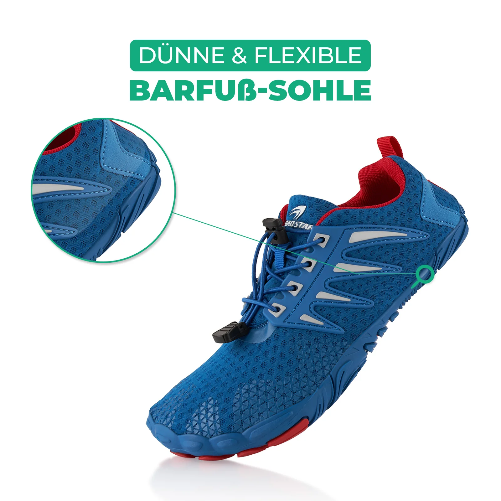 Barfußschuhe Atmungsaktive Sneaker Wasserschuhe - Image 3
