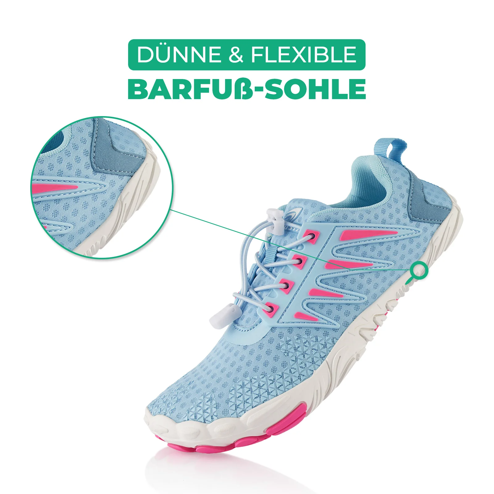Barfußschuhe Atmungsaktive Sneaker Wasserschuhe - Image 3