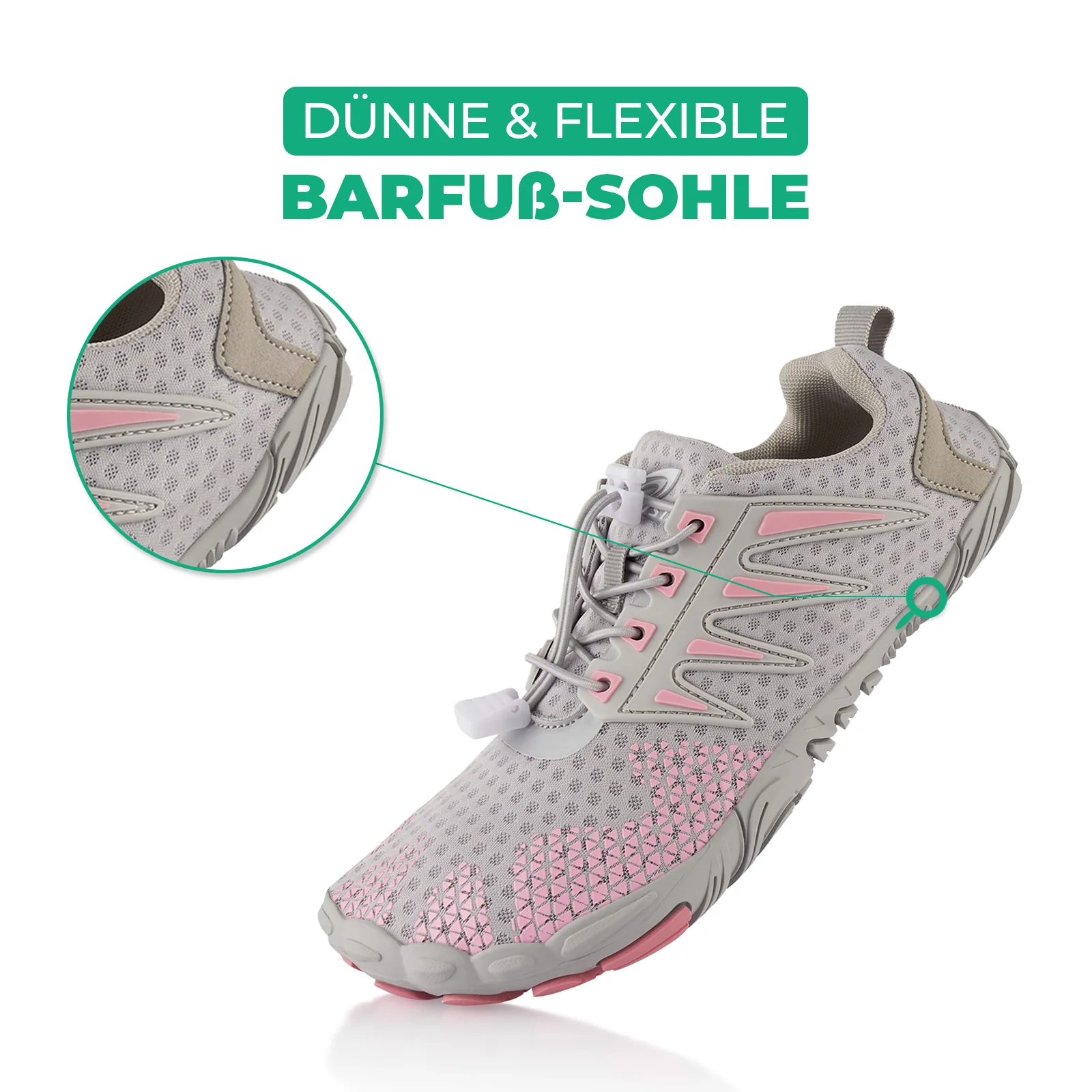 Barfußschuhe Atmungsaktive Sneaker Wasserschuhe - Image 3
