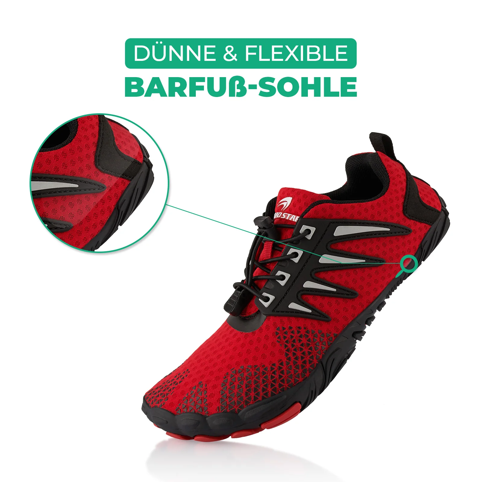 Barfußschuhe Atmungsaktive Sneaker Wasserschuhe - Image 3