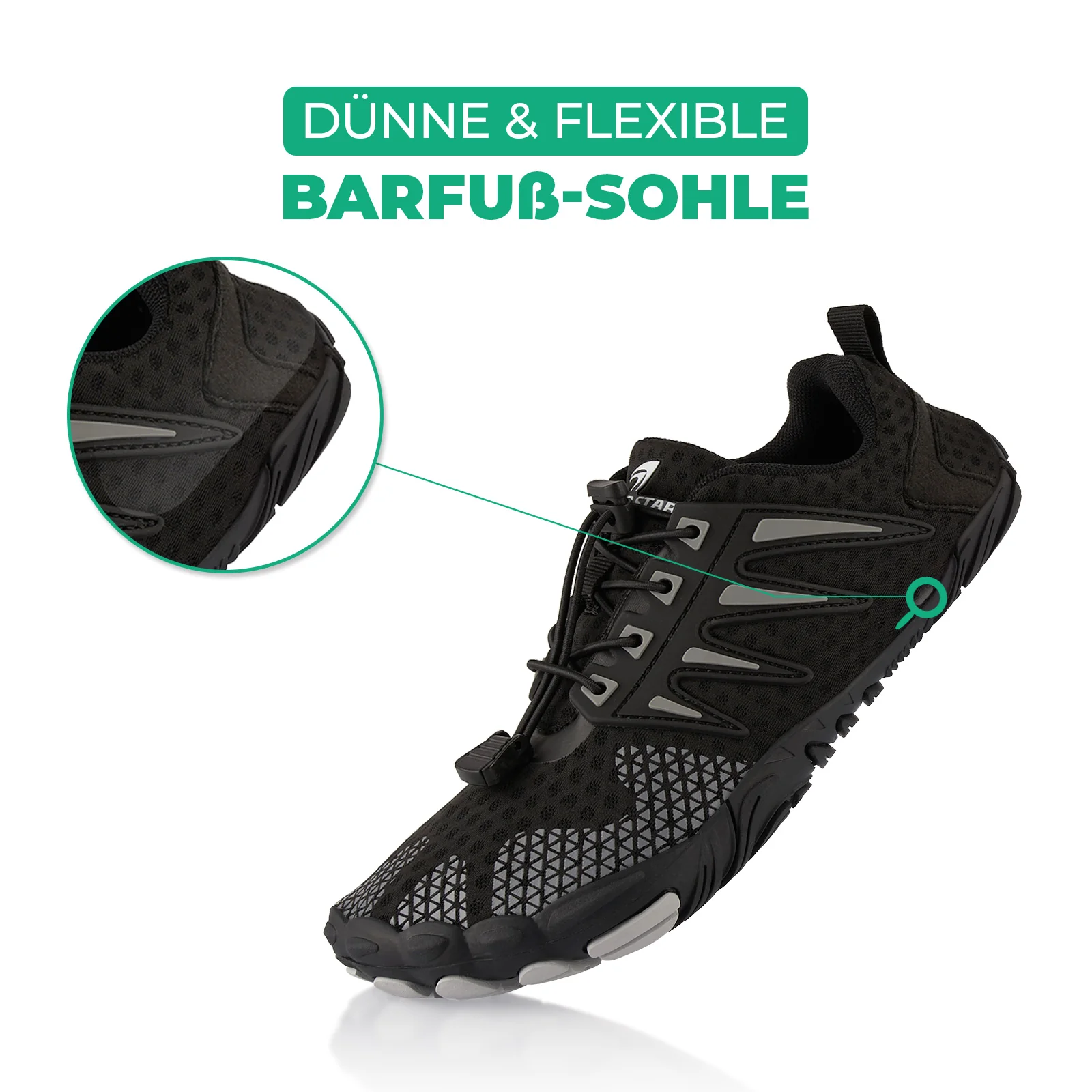 Barfußschuhe Atmungsaktive Sneaker Wasserschuhe - Image 3