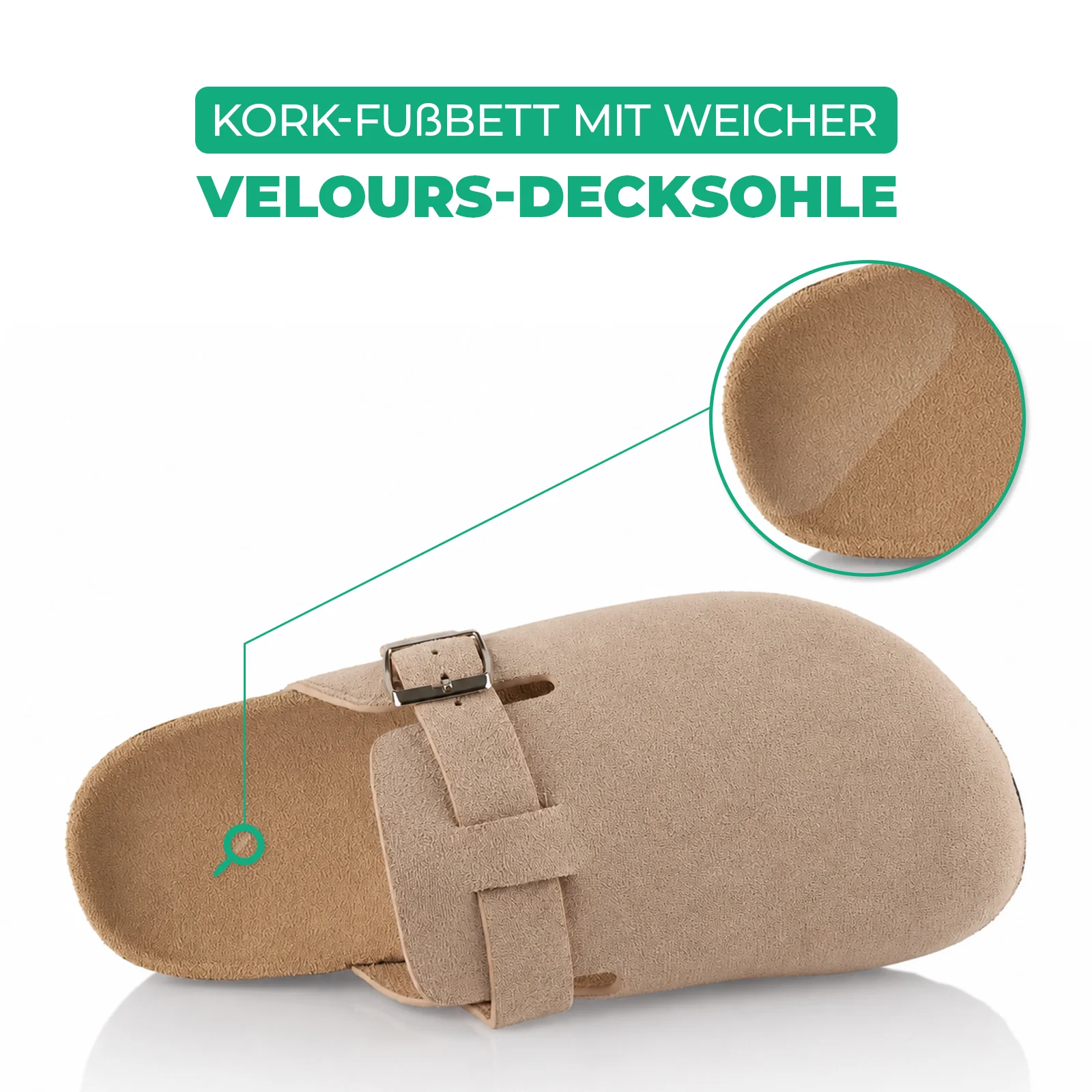 Pantoffeln mit Kork-Fußbett - Image 5
