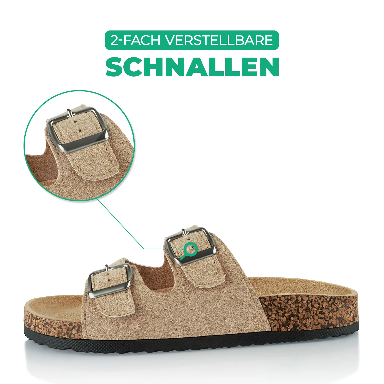 Pantoletten mit Kork-Fußbett - Image 2