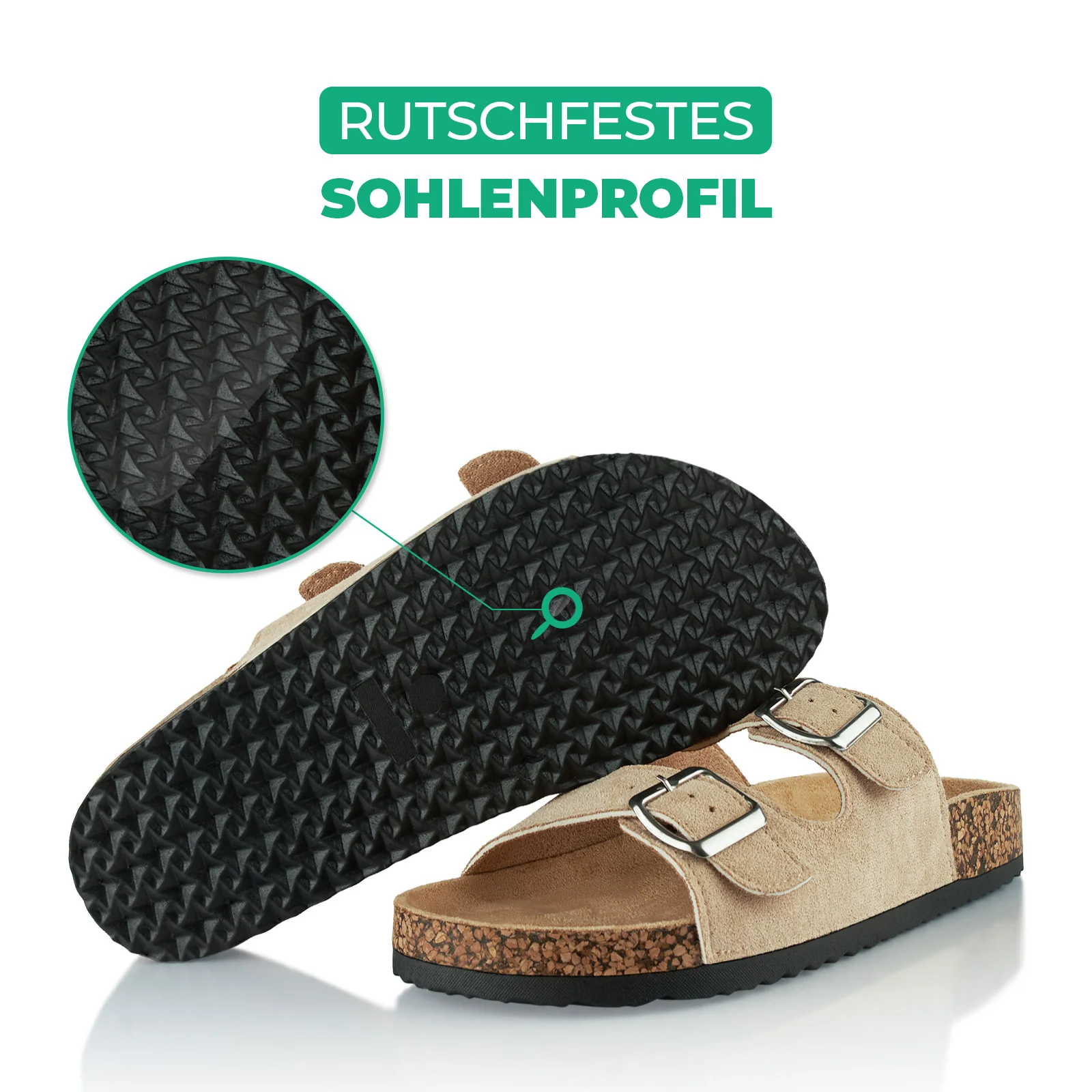 Pantoletten mit Kork-Fußbett - Image 4