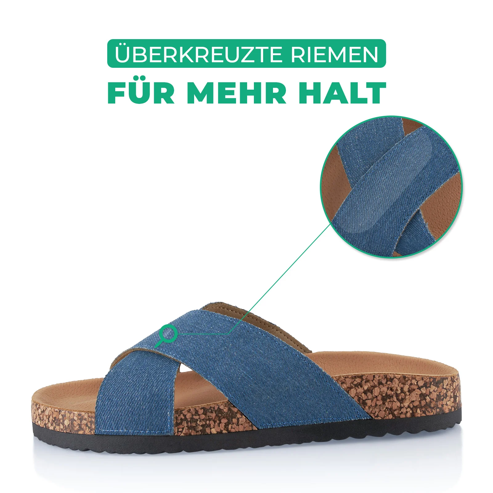 Pantoletten mit Kork-Fußbett - Image 2