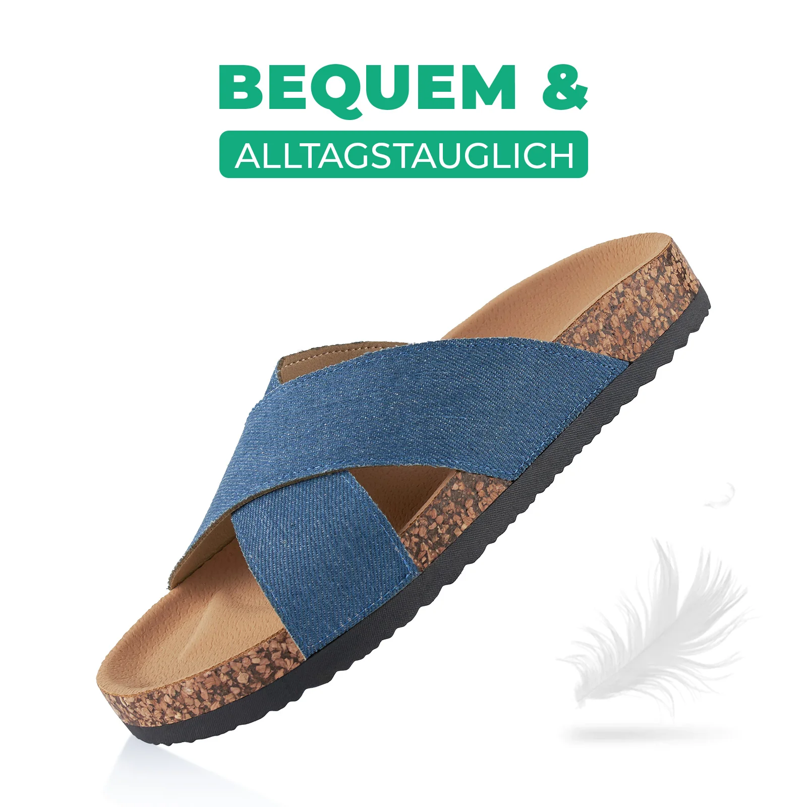 Pantoletten mit Kork-Fußbett - Image 3