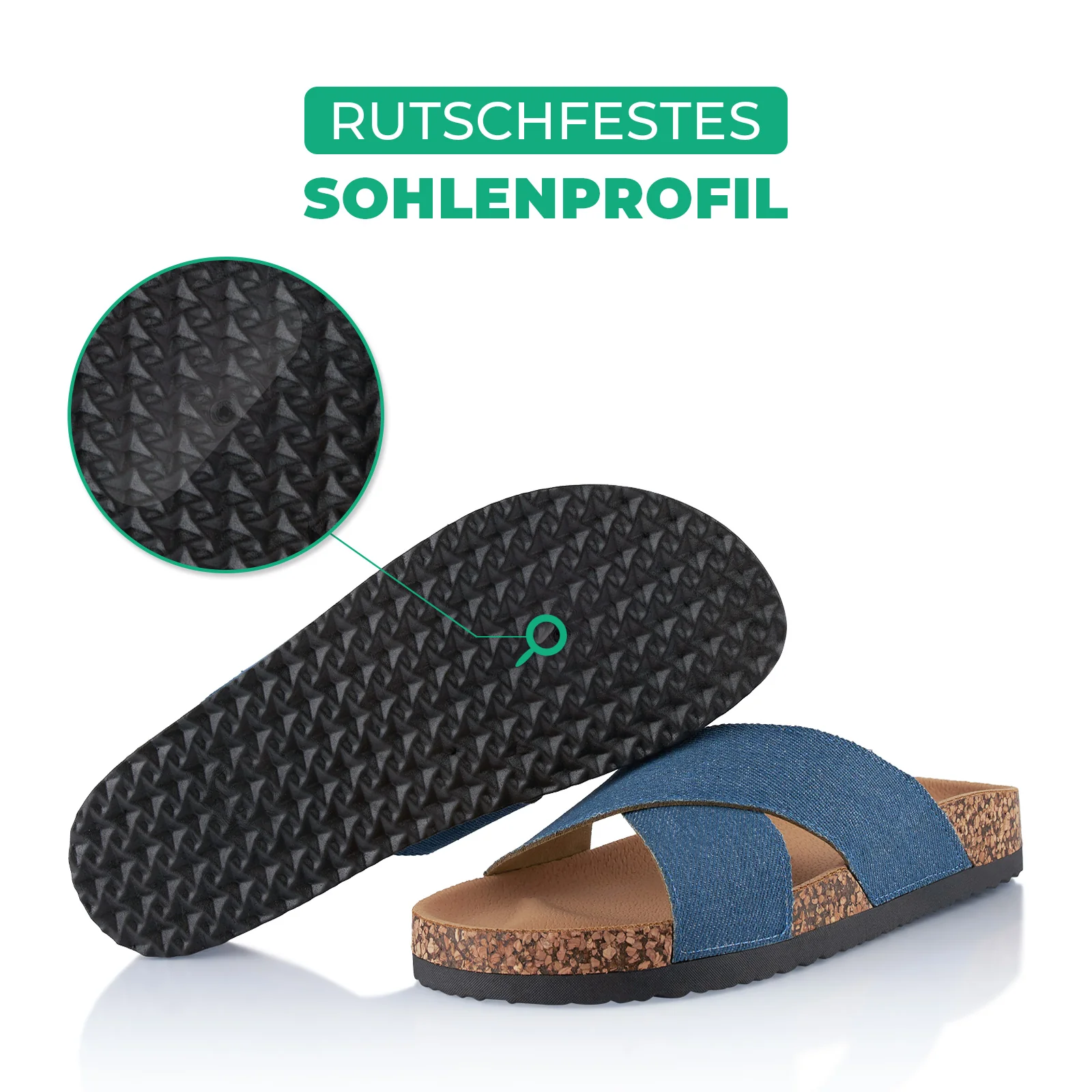 Pantoletten mit Kork-Fußbett - Image 4