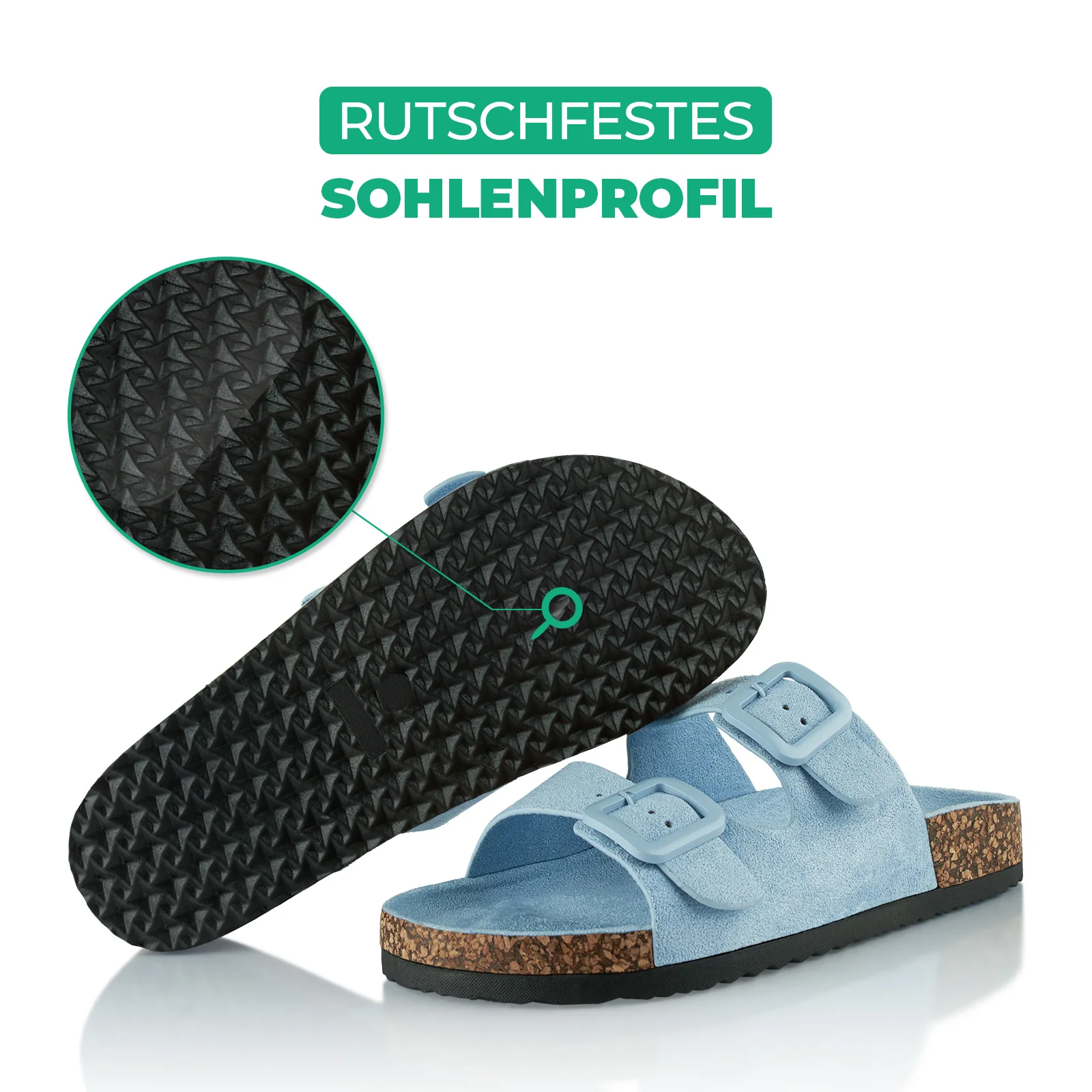 Pantoletten mit Kork-Fußbett - Image 4