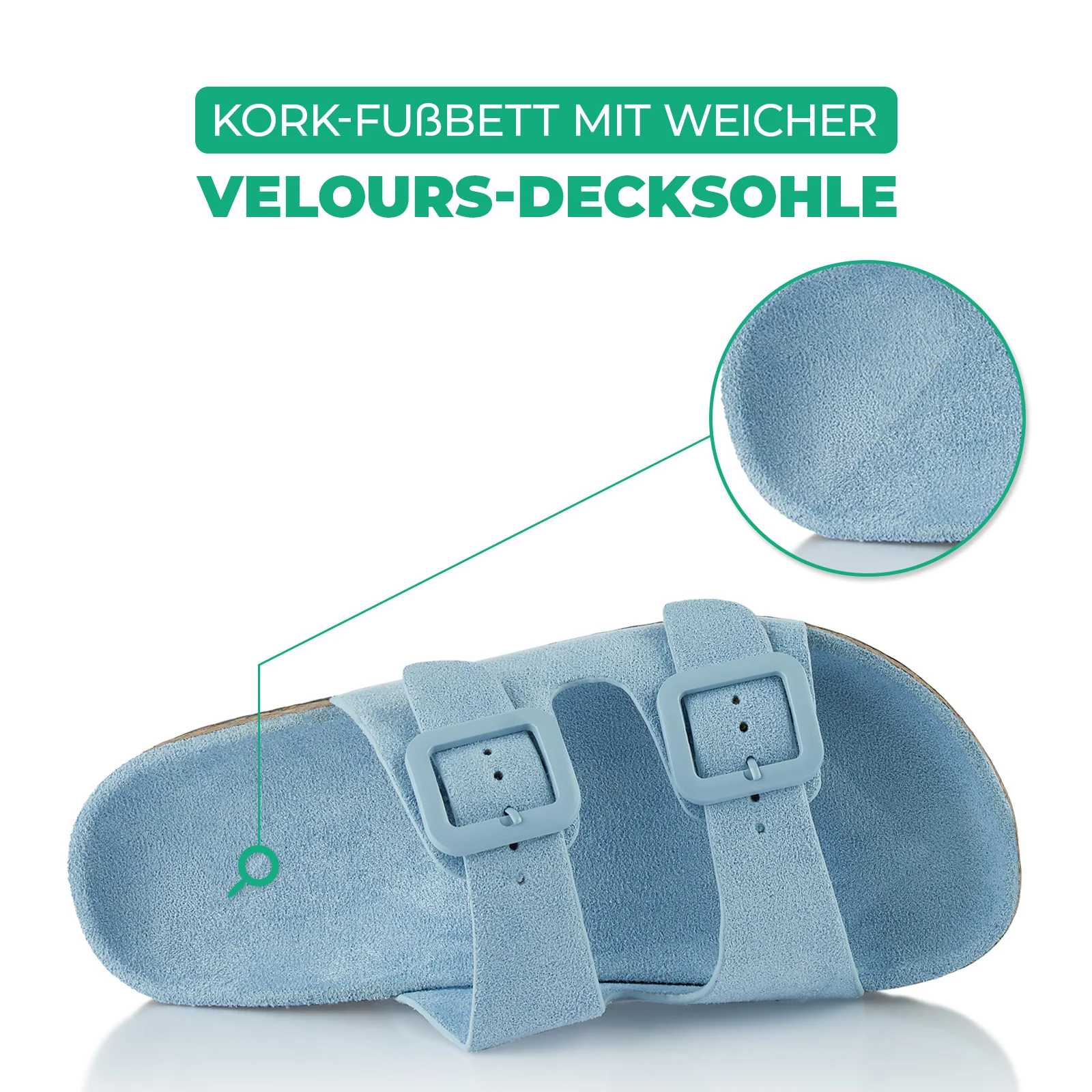 Pantoletten mit Kork-Fußbett - Image 5