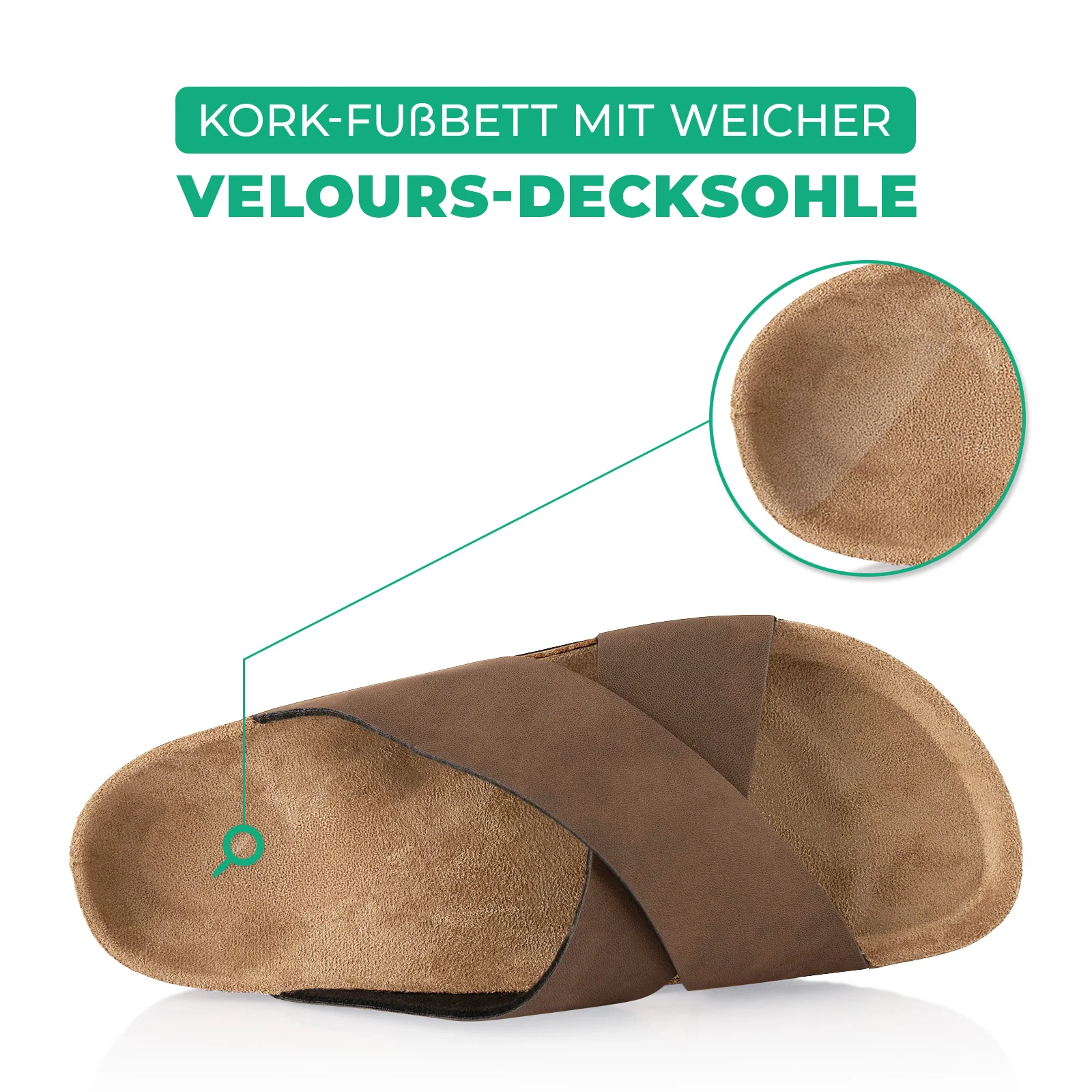 Pantoletten mit Kork-Fußbett - Image 5