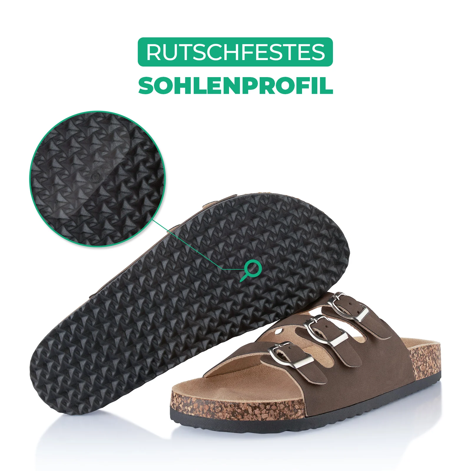 Pantoletten mit Kork-Fußbett - Image 4
