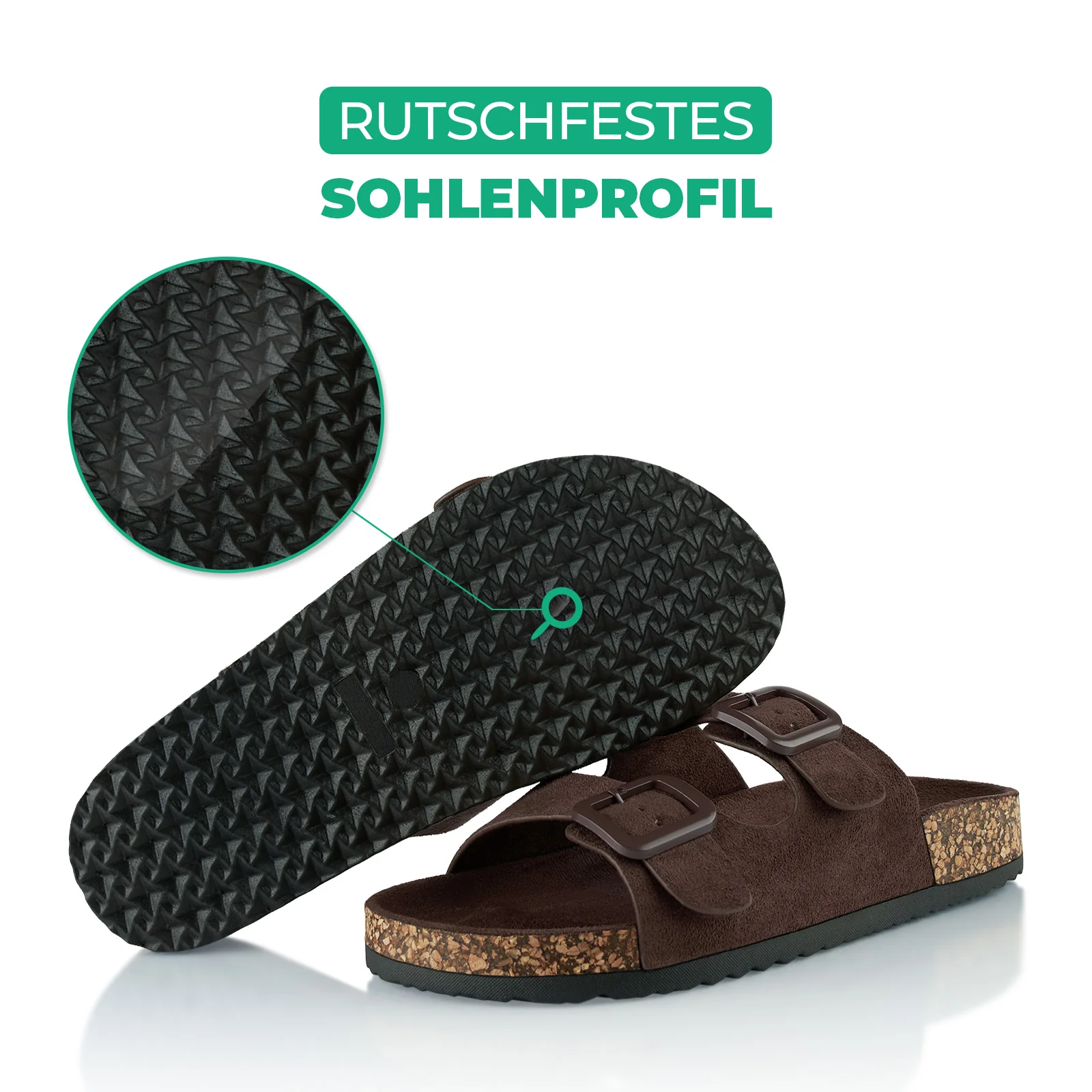 Pantoletten mit Kork-Fußbett - Image 4