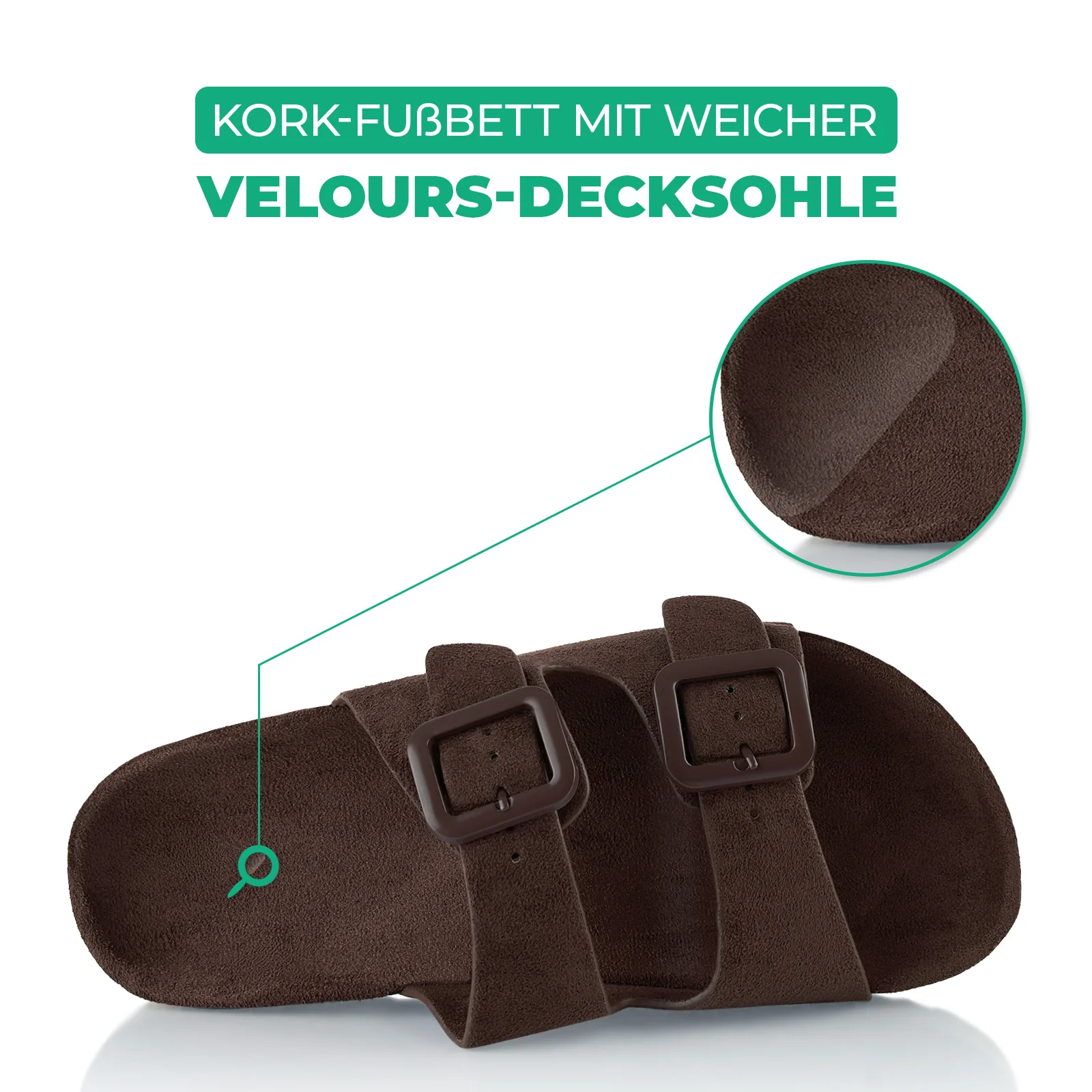 Pantoletten mit Kork-Fußbett - Image 5
