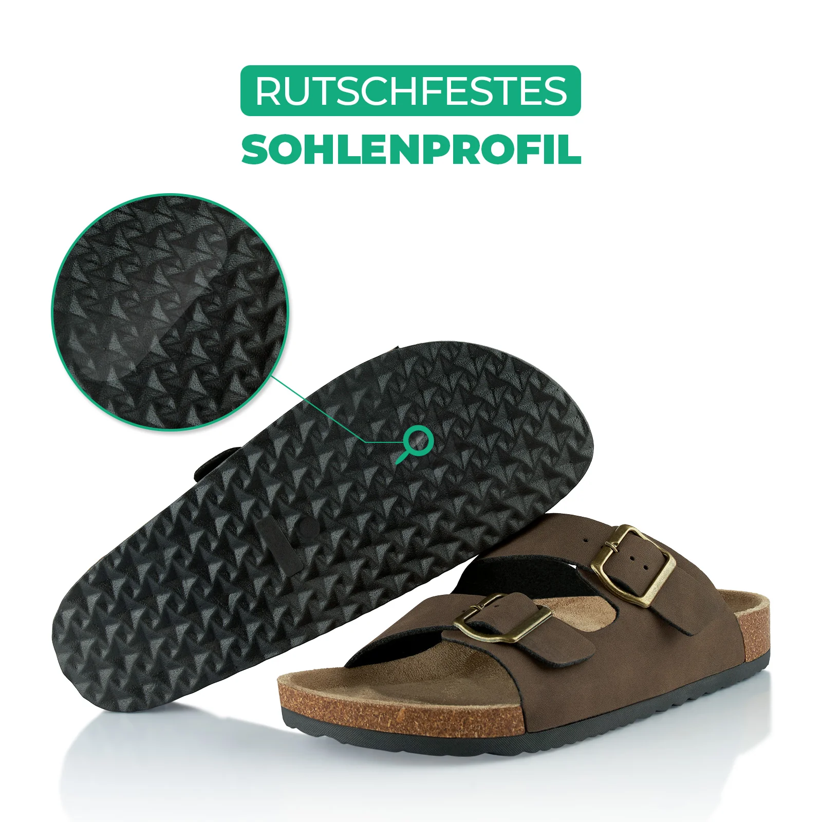 Pantoletten mit Kork-Fußbett - Image 4