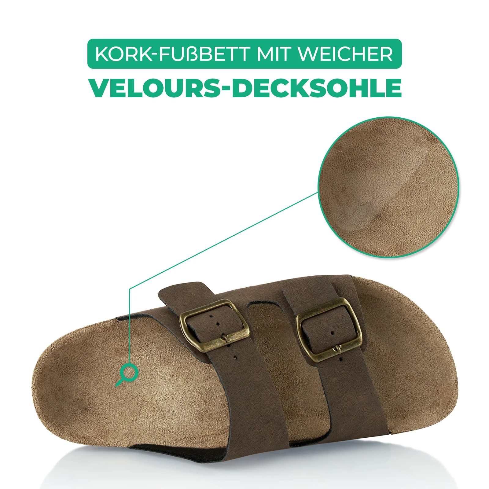 Pantoletten mit Kork-Fußbett - Image 5