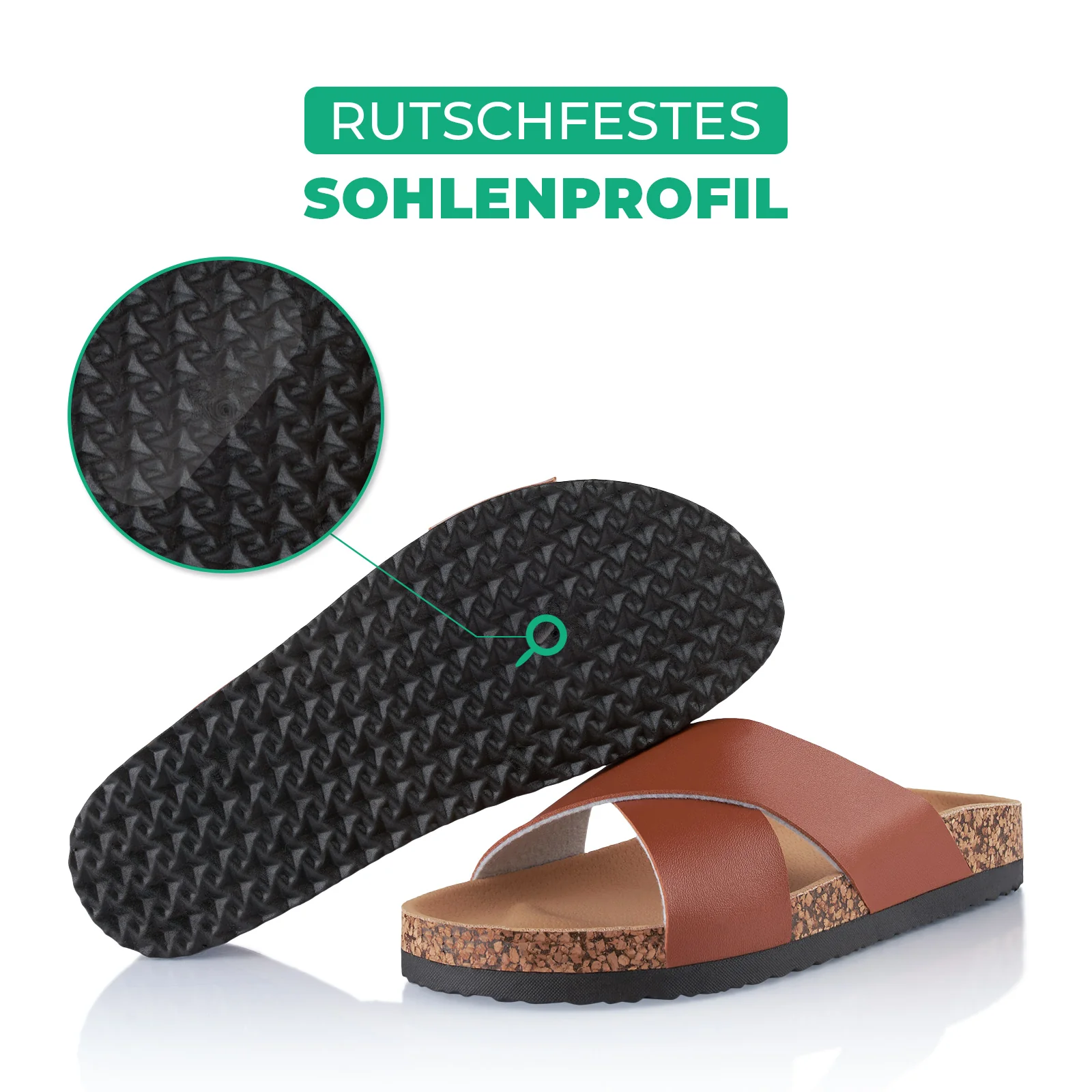 Pantoletten mit Kork-Fußbett - Image 4