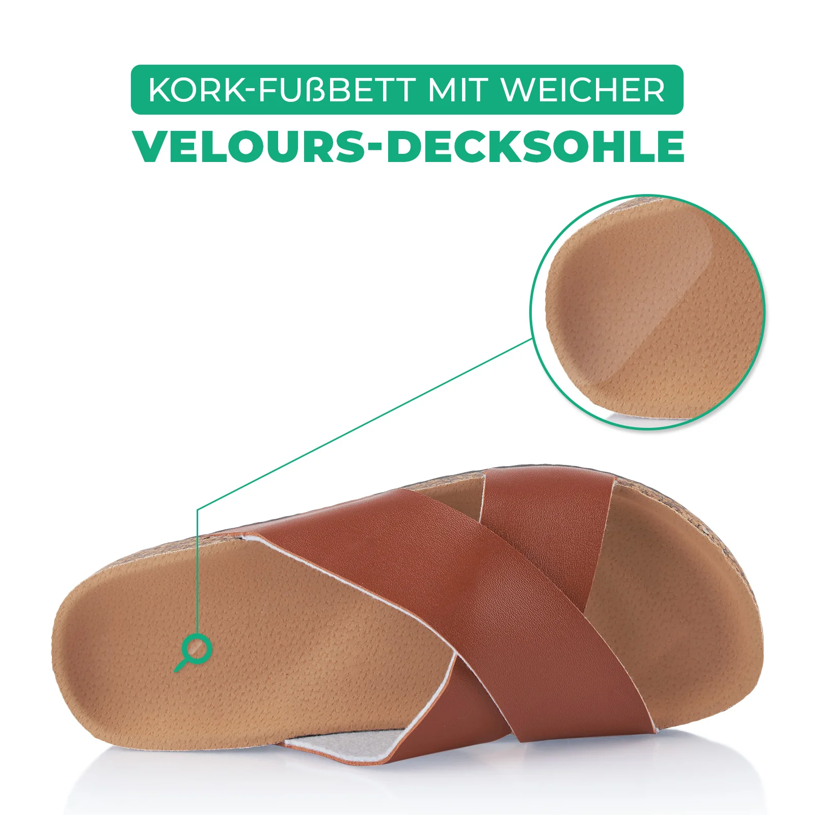 Pantoletten mit Kork-Fußbett - Image 5