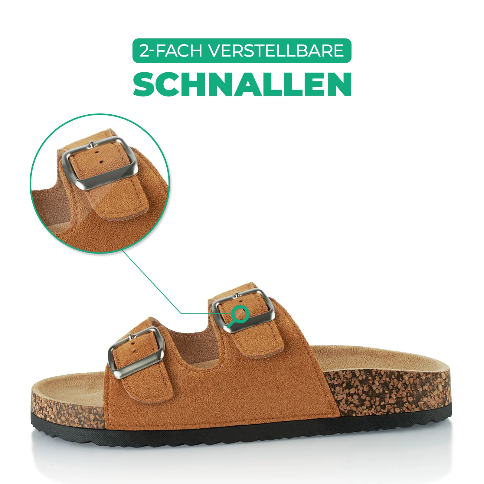 Pantoletten mit Kork-Fußbett - Image 2