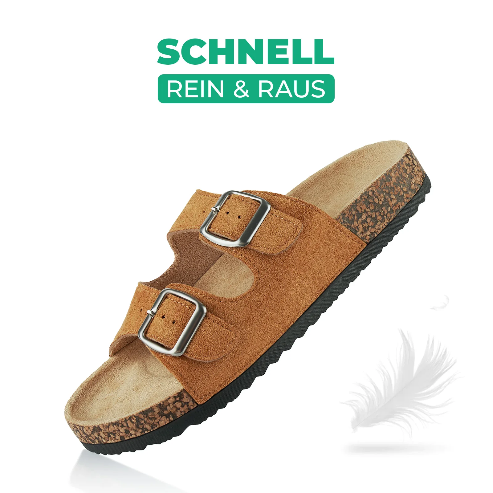 Pantoletten mit Kork-Fußbett - Image 3