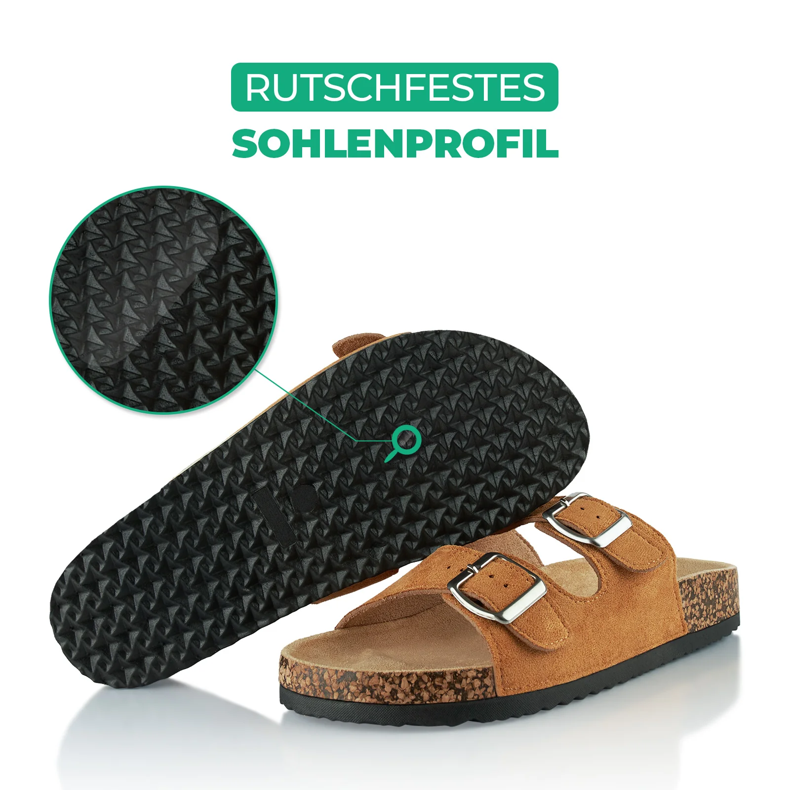 Pantoletten mit Kork-Fußbett - Image 4