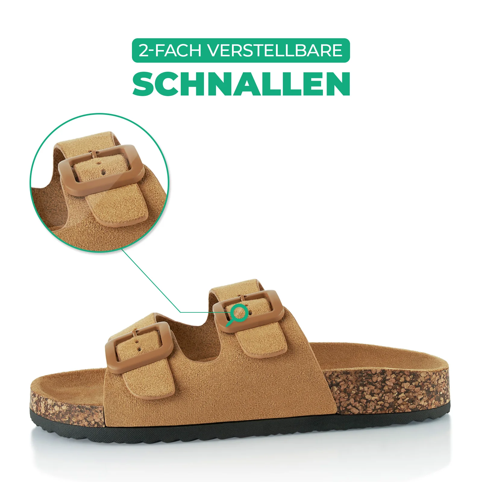 Pantoletten mit Kork-Fußbett - Image 2