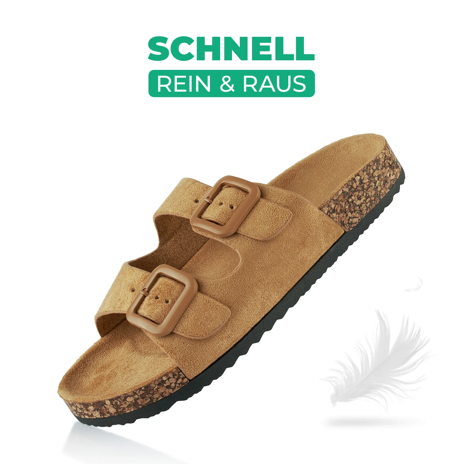 Pantoletten mit Kork-Fußbett - Image 3