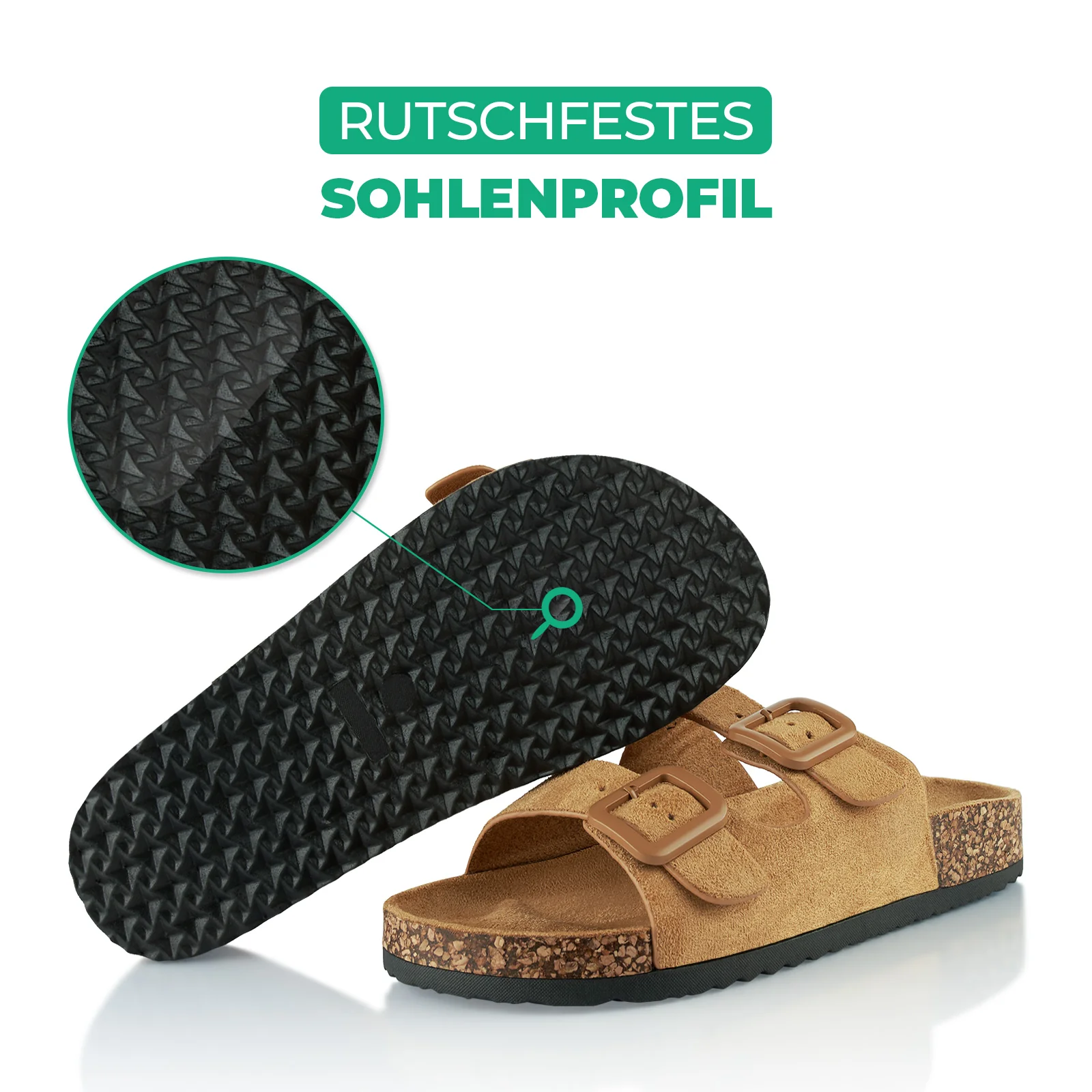 Pantoletten mit Kork-Fußbett - Image 4