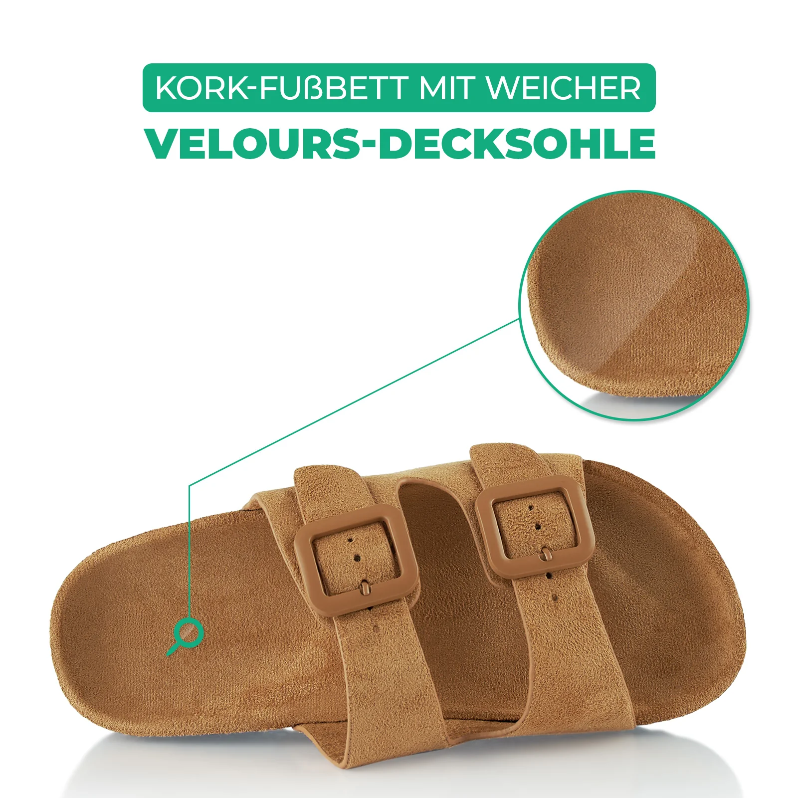 Pantoletten mit Kork-Fußbett - Image 5