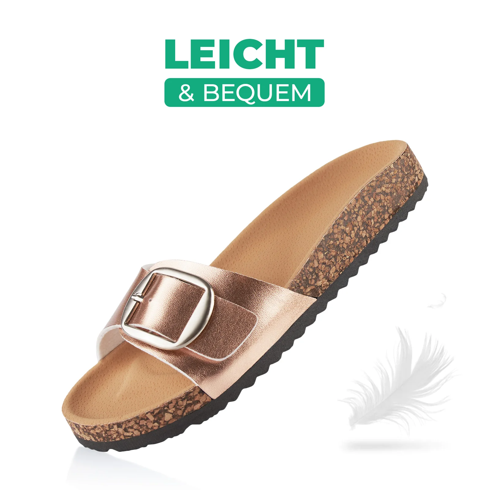 Pantoletten mit Kork-Fußbett - Image 3
