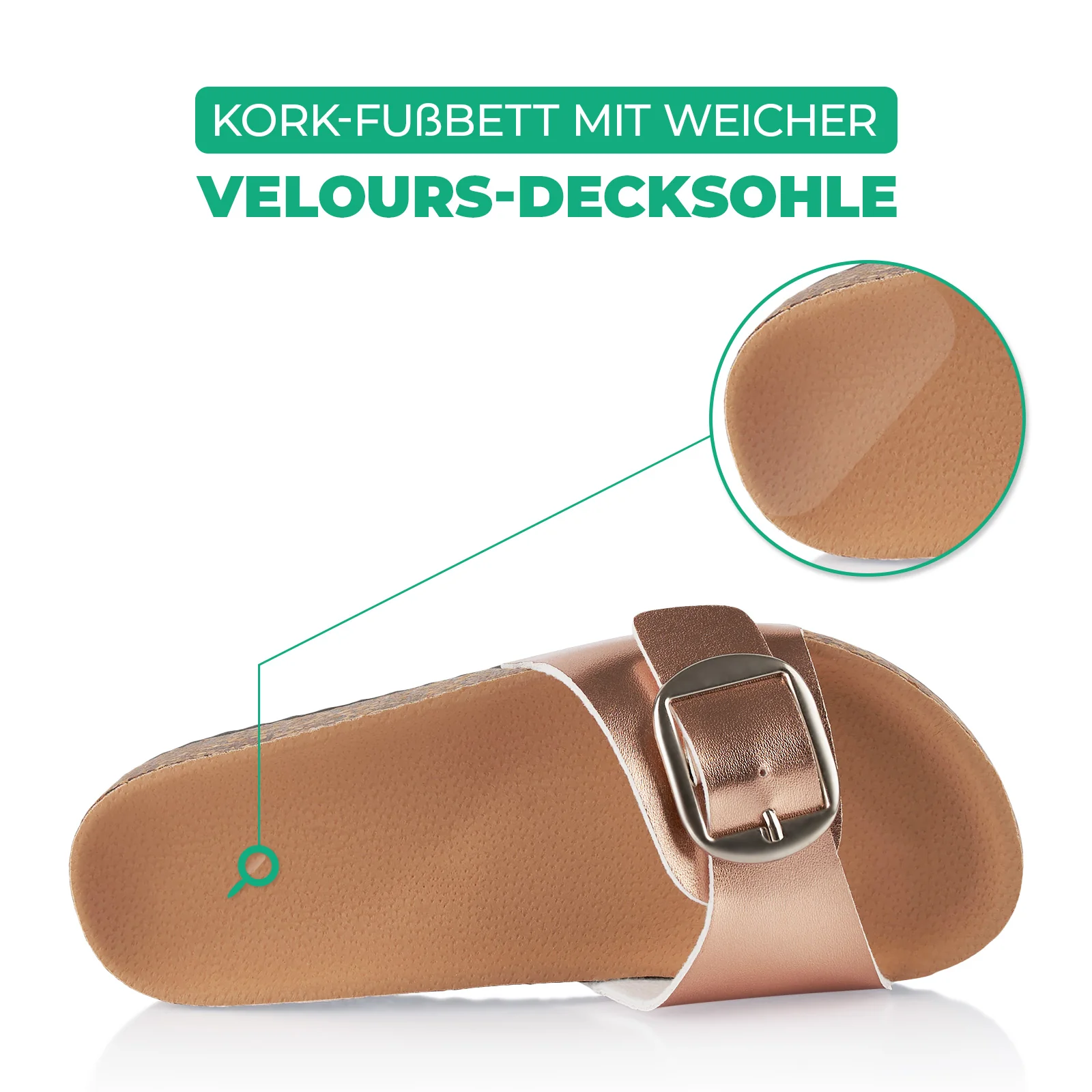 Pantoletten mit Kork-Fußbett - Image 5