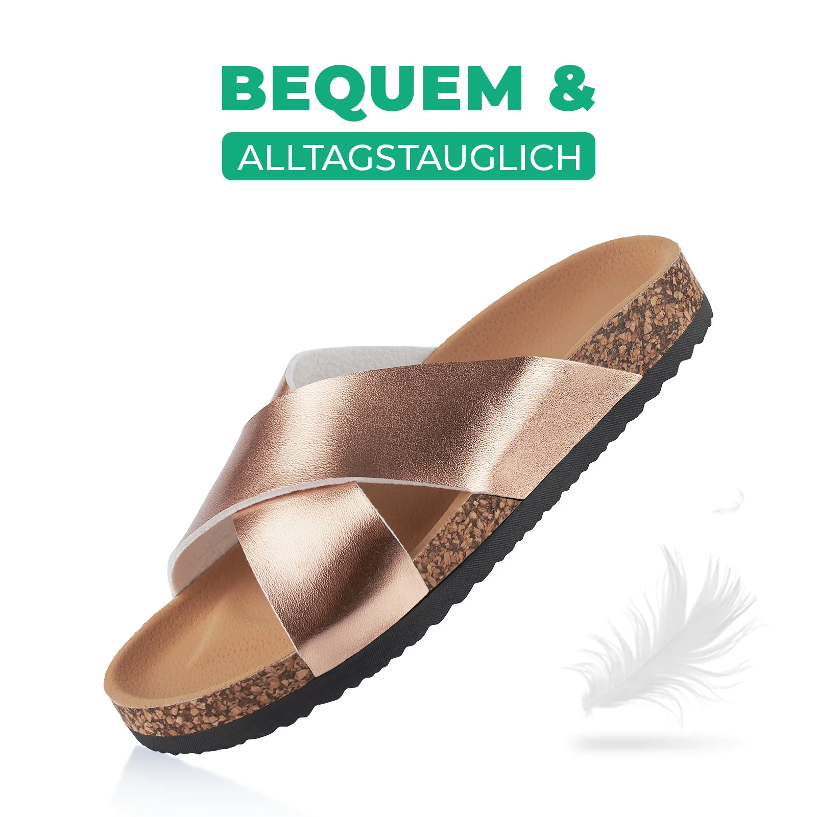 Pantoletten mit Kork-Fußbett - Image 3