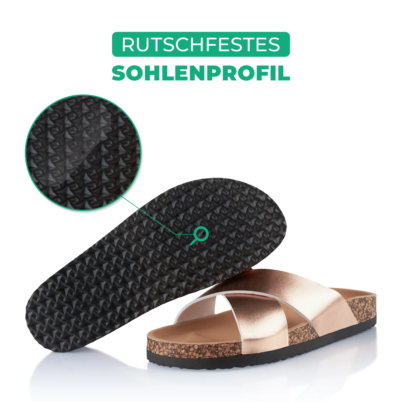 Pantoletten mit Kork-Fußbett - Image 4