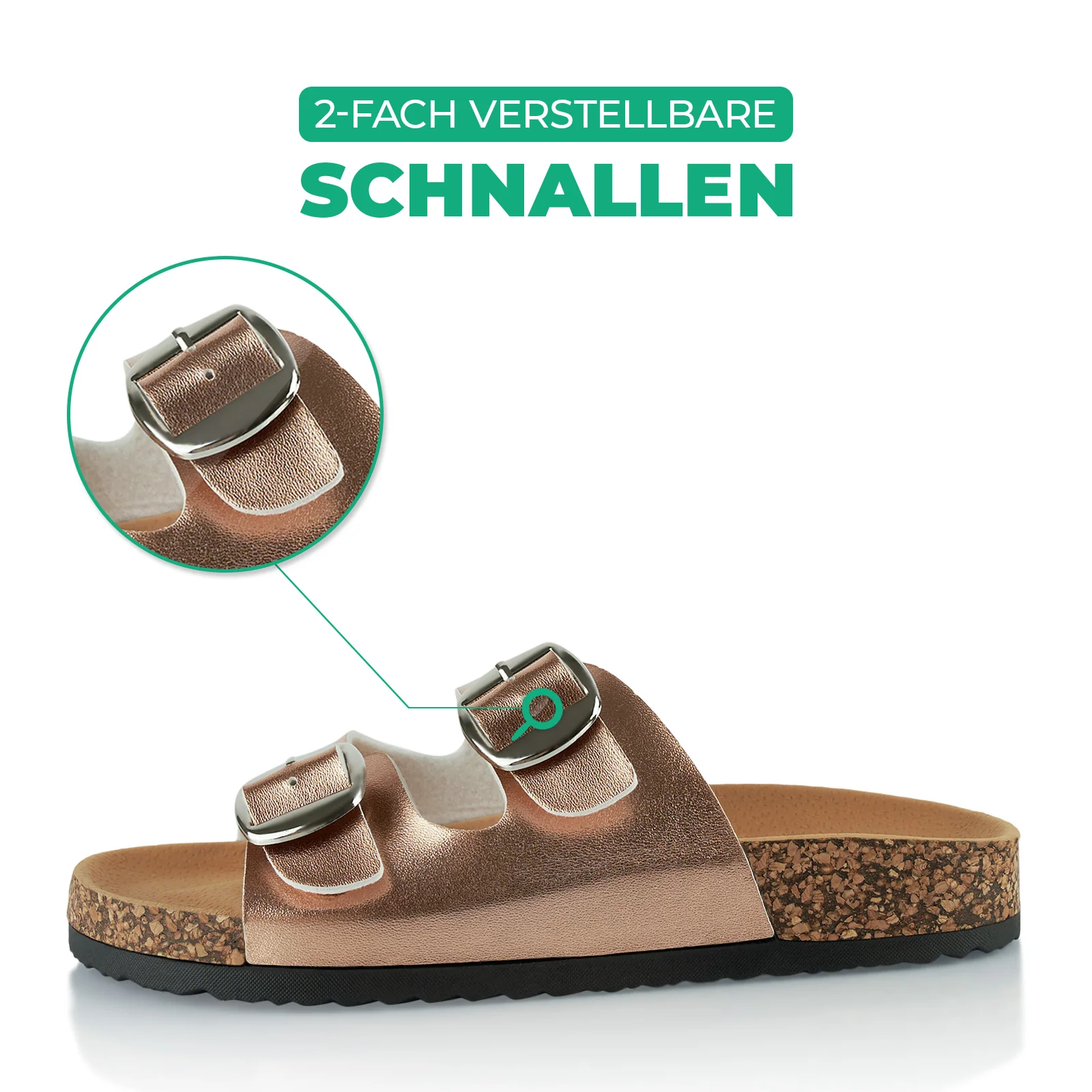 Pantoletten mit Kork-Fußbett - Image 2