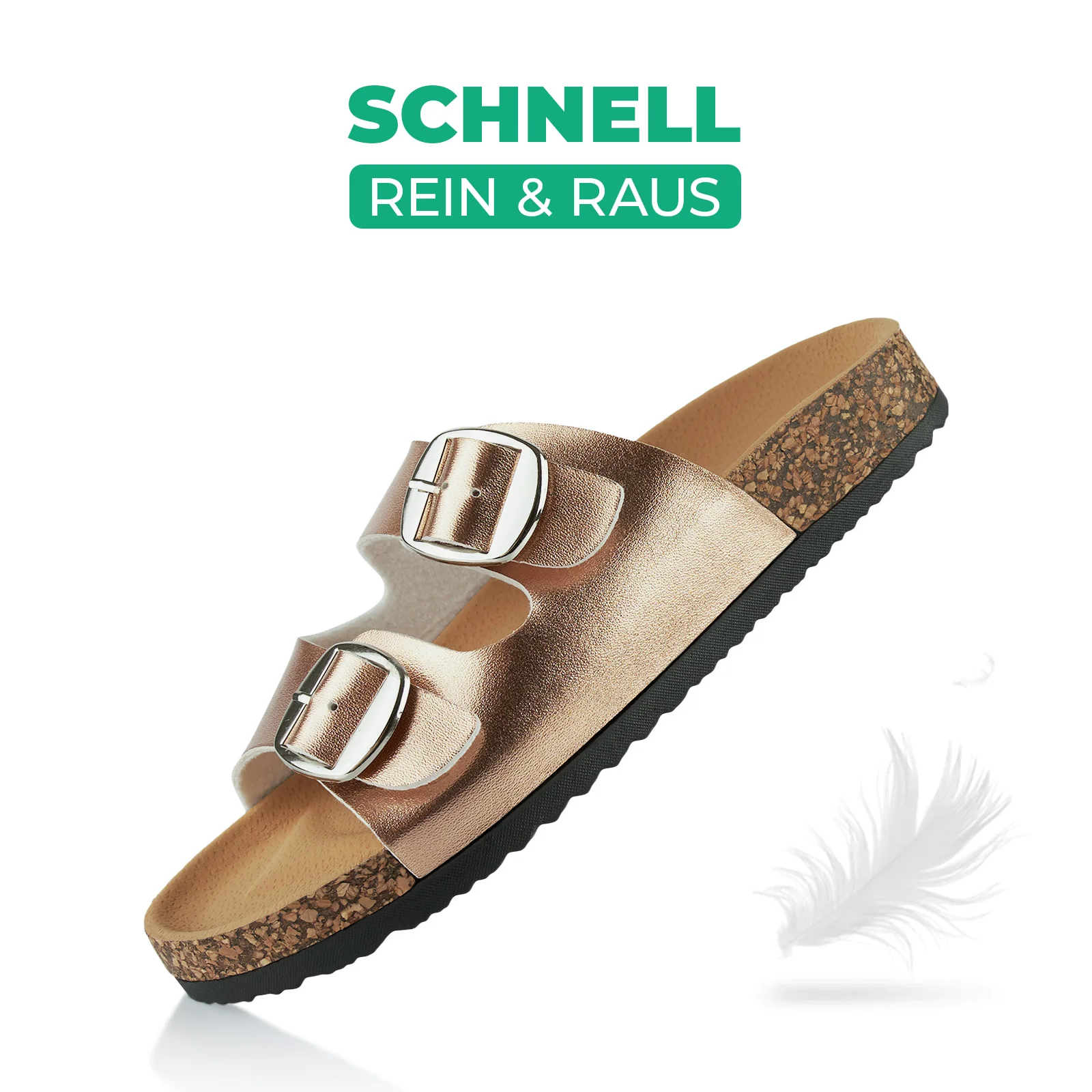Pantoletten mit Kork-Fußbett - Image 3