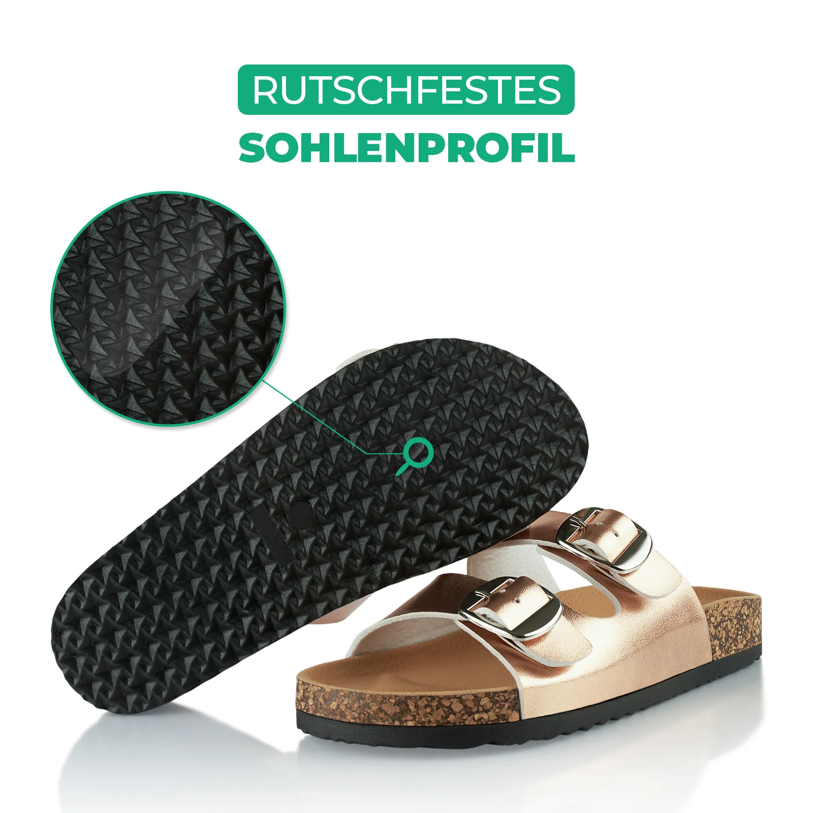 Pantoletten mit Kork-Fußbett - Image 4