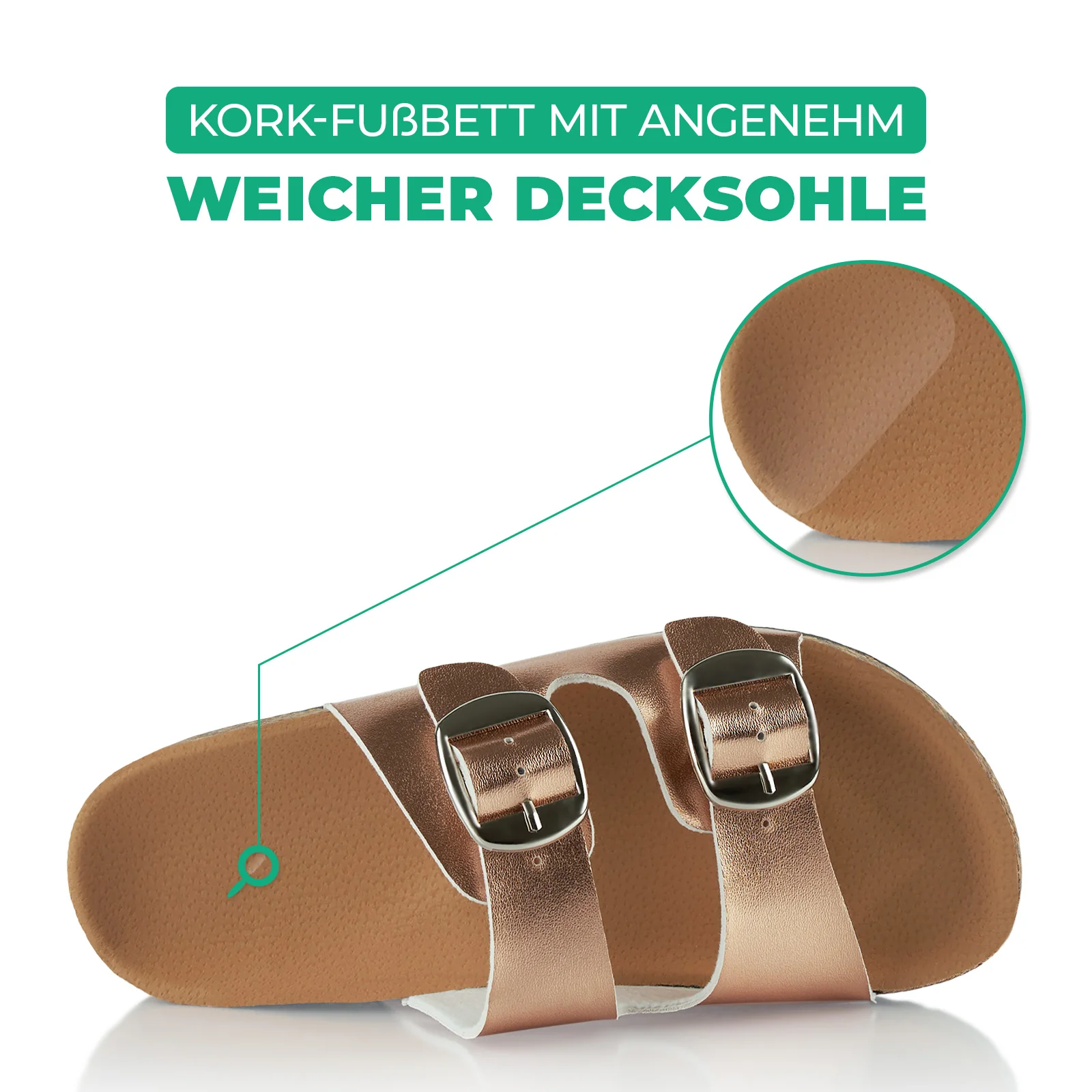 Pantoletten mit Kork-Fußbett - Image 5