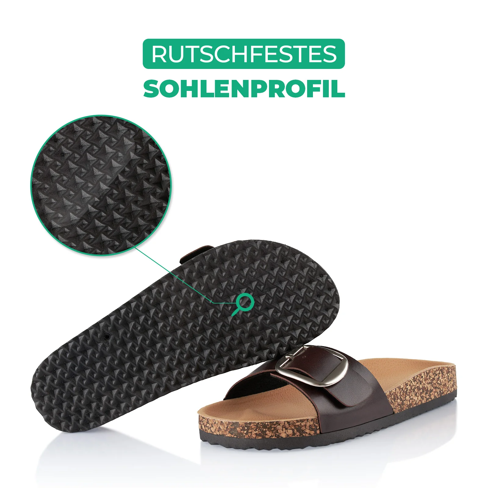 Pantoletten mit Kork-Fußbett - Image 4