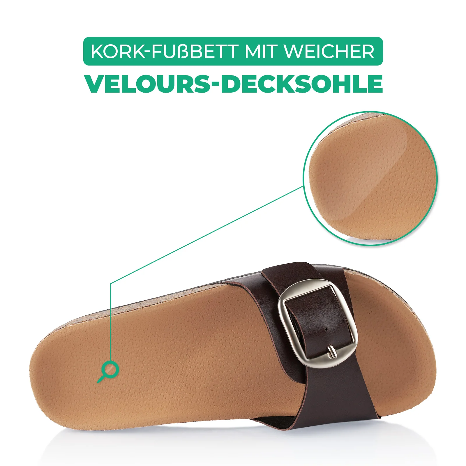 Pantoletten mit Kork-Fußbett - Image 5