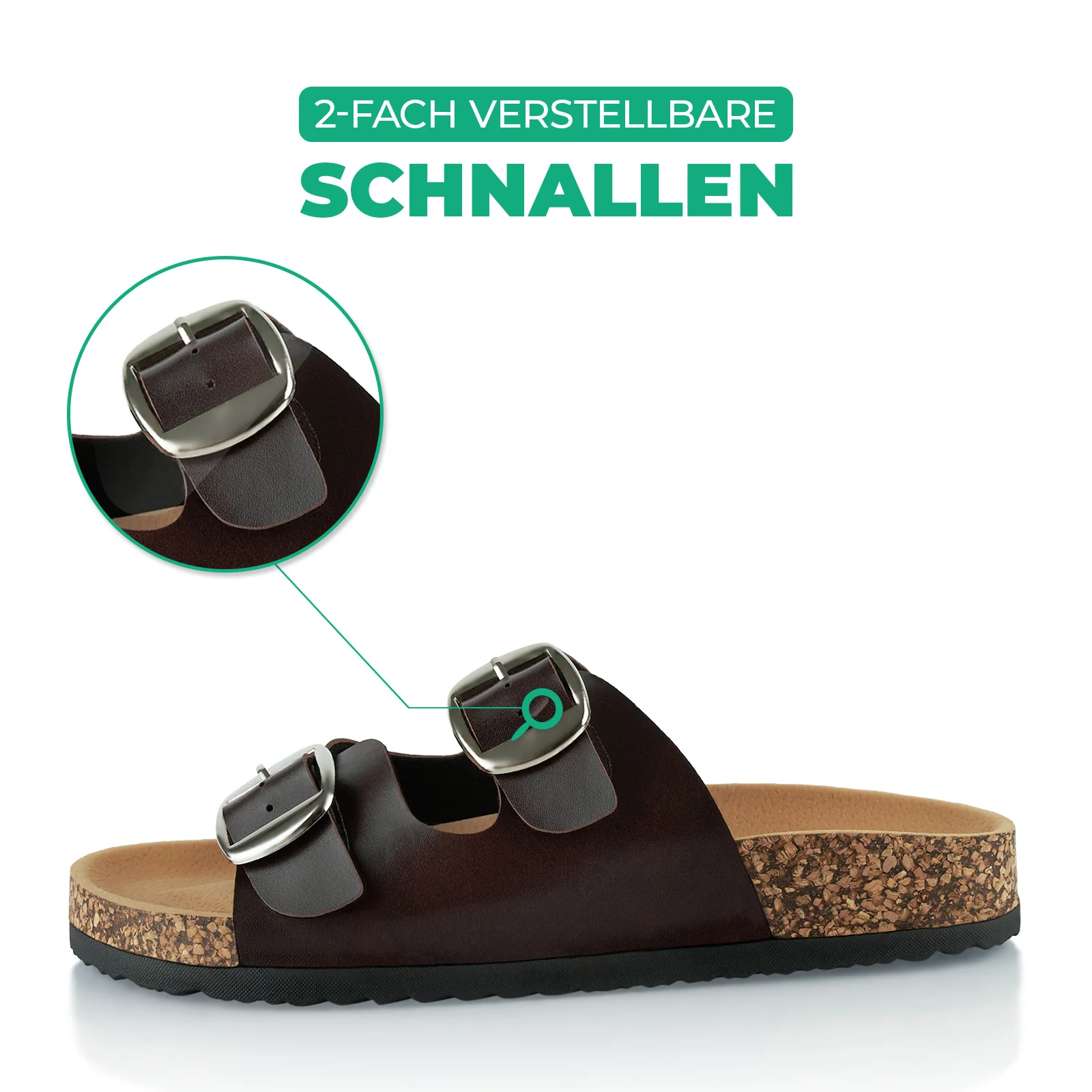 Pantoletten mit Kork-Fußbett - Image 2