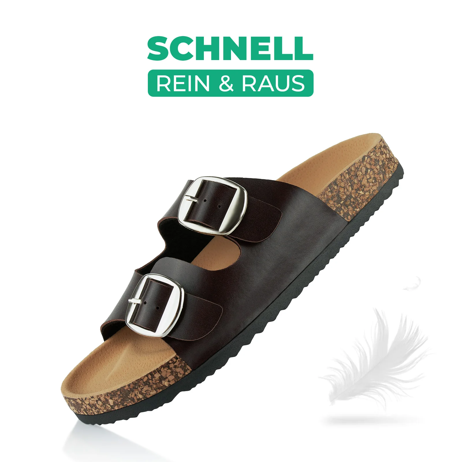 Pantoletten mit Kork-Fußbett - Image 3