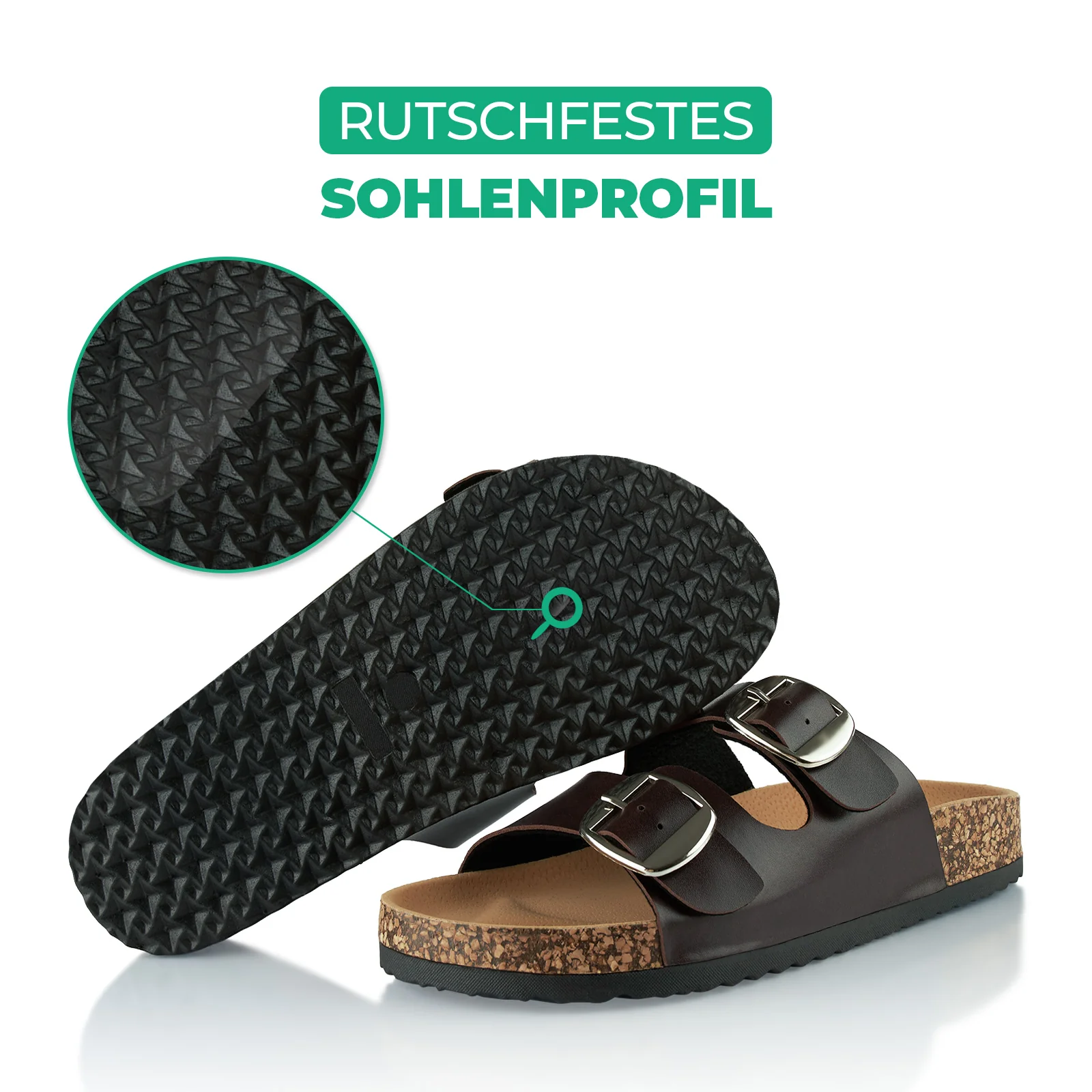 Pantoletten mit Kork-Fußbett - Image 4