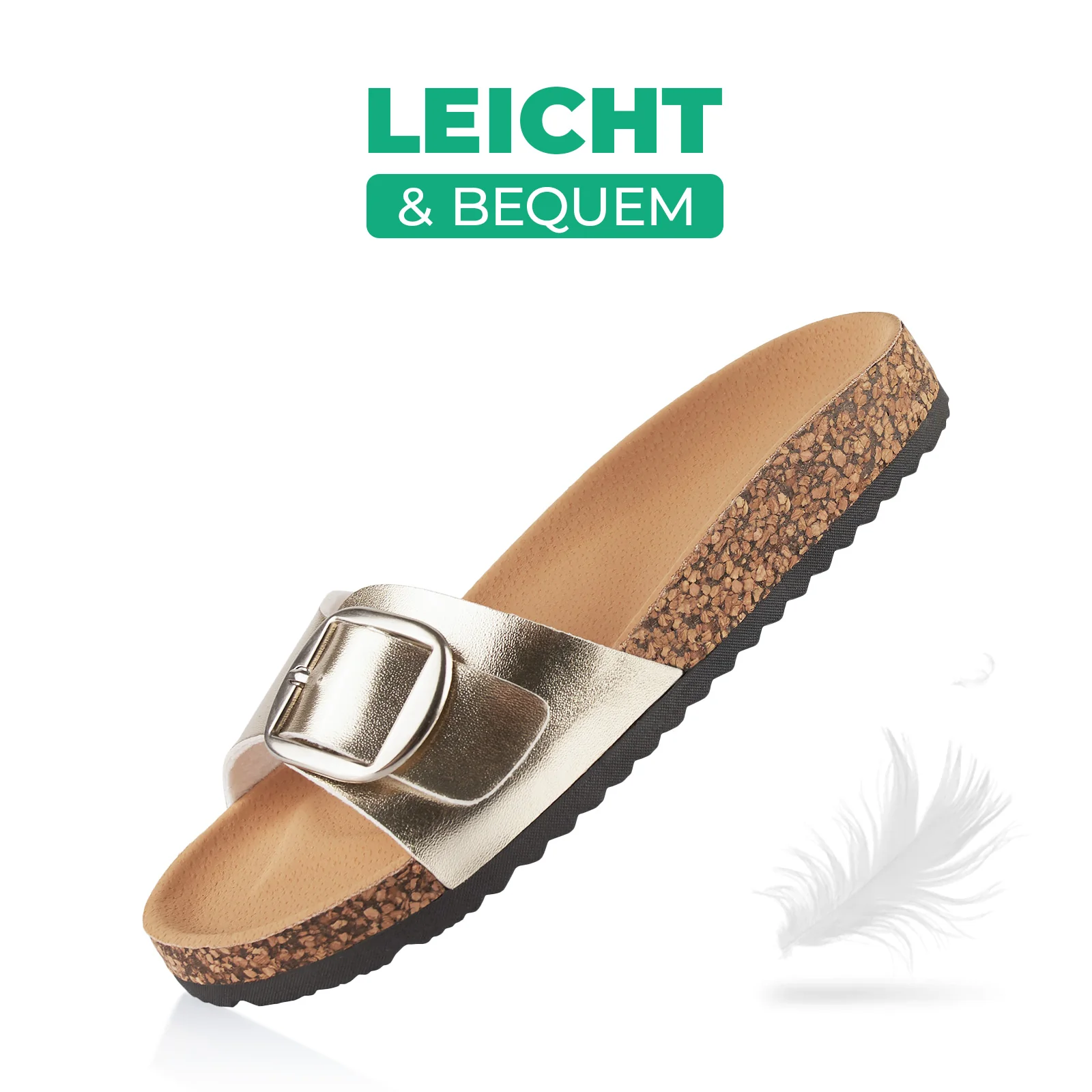 Pantoletten mit Kork-Fußbett - Image 3