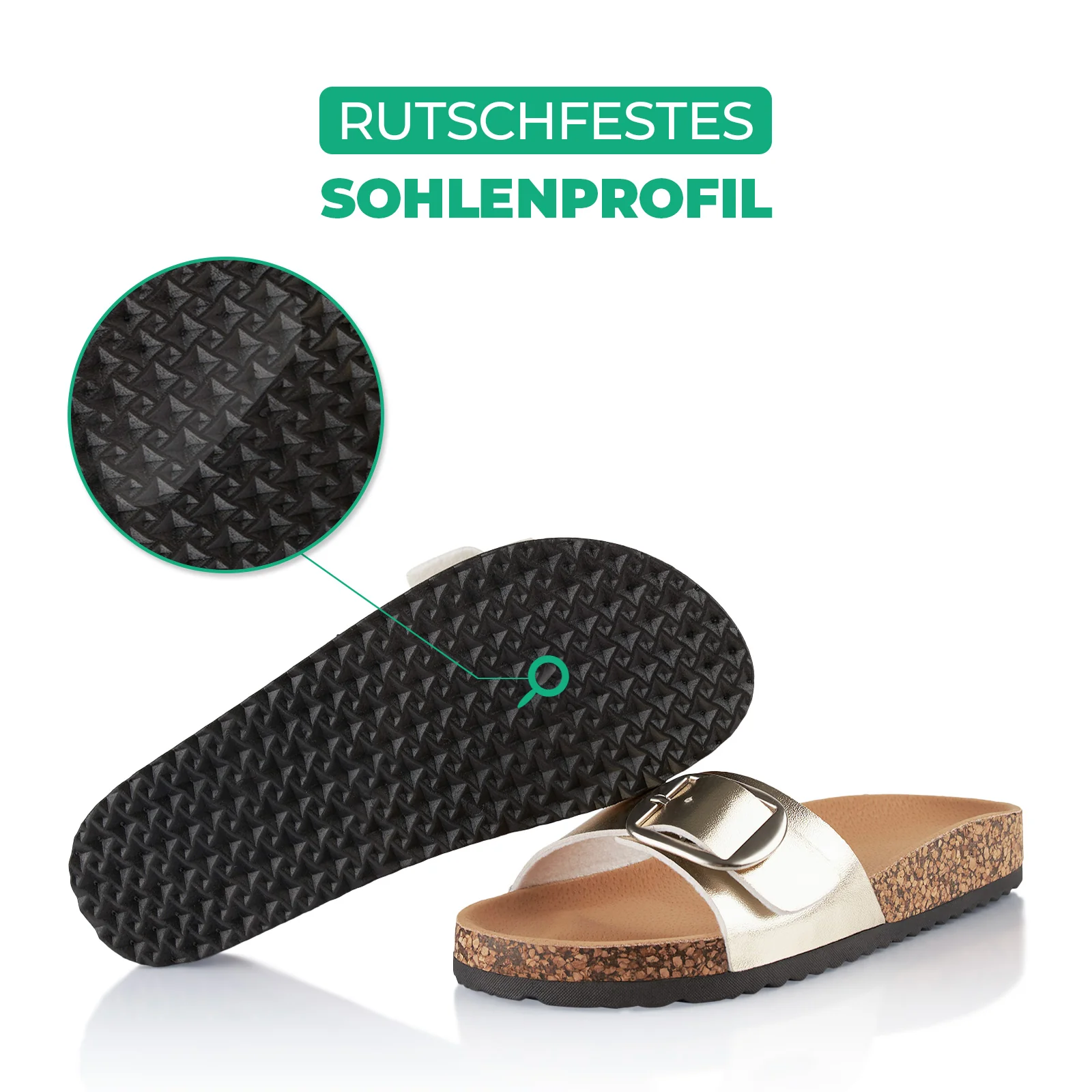 Pantoletten mit Kork-Fußbett - Image 4