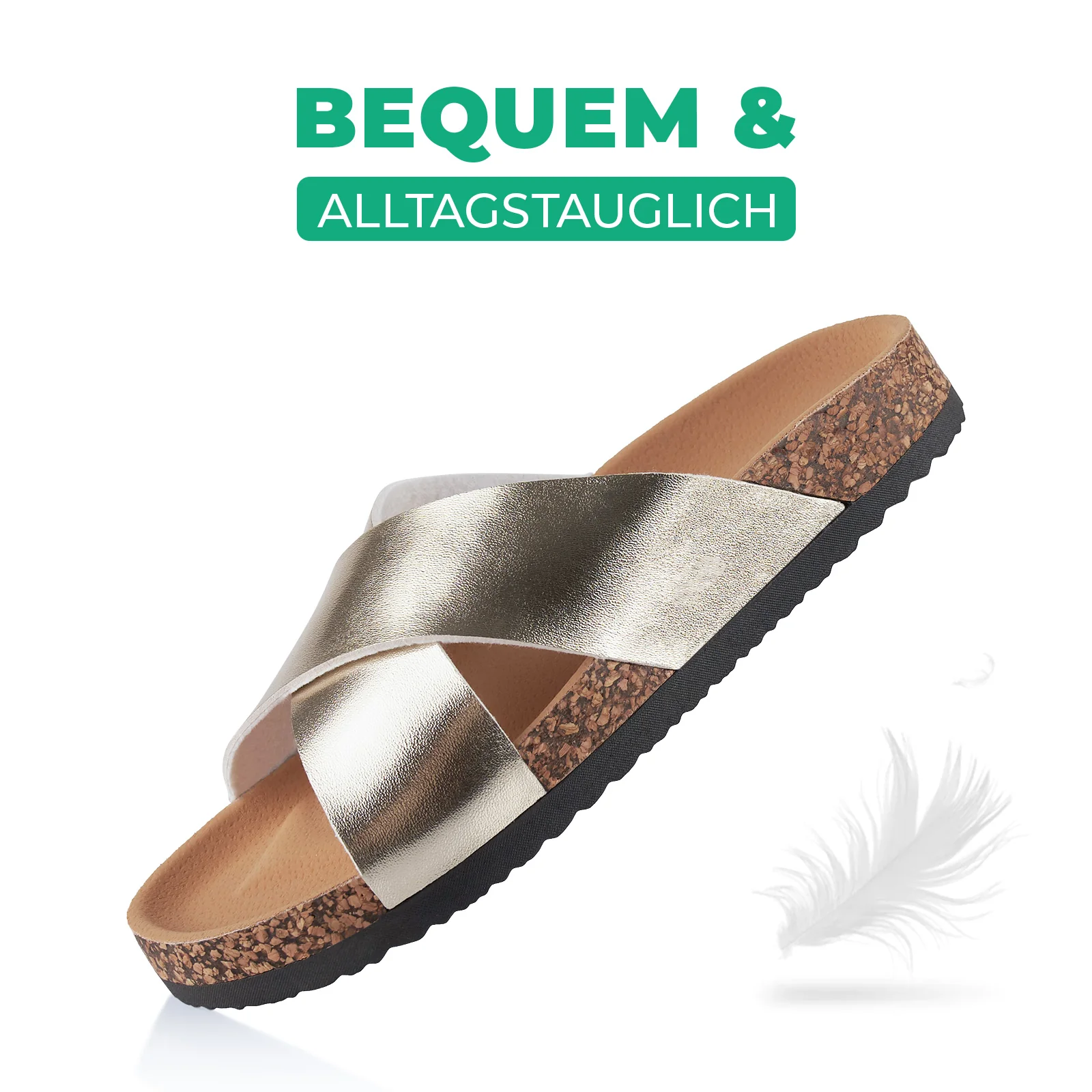 Pantoletten mit Kork-Fußbett - Image 3