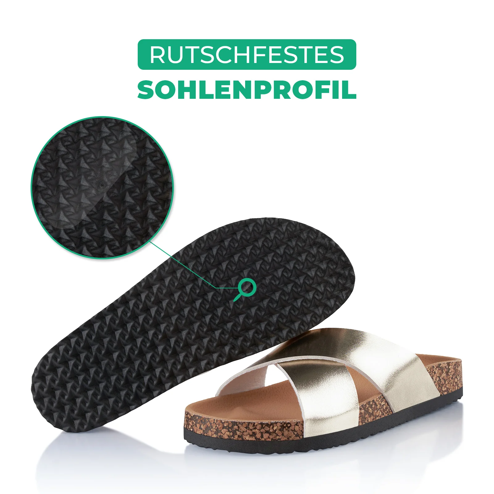 Pantoletten mit Kork-Fußbett - Image 4