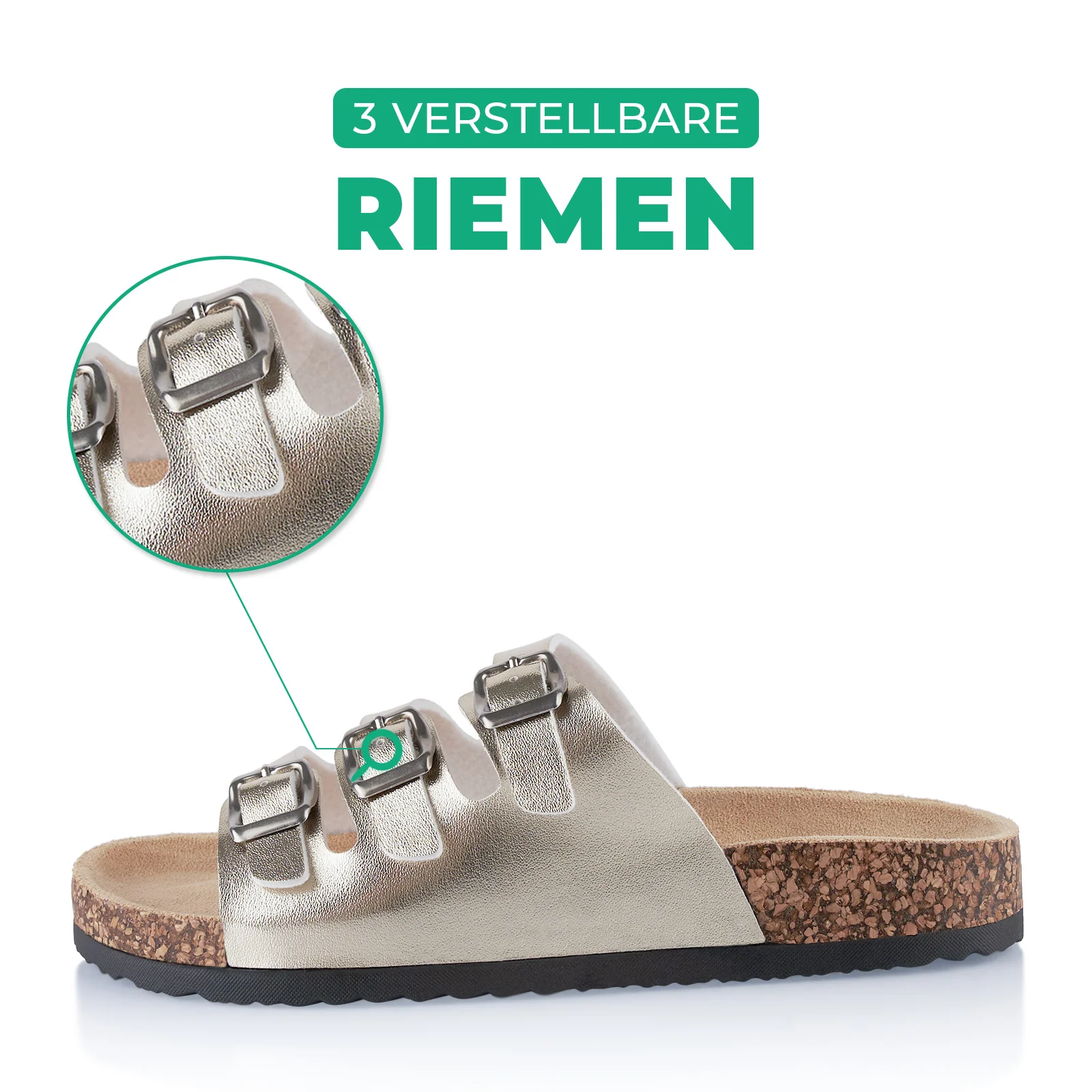 Pantoletten mit Kork-Fußbett - Image 2