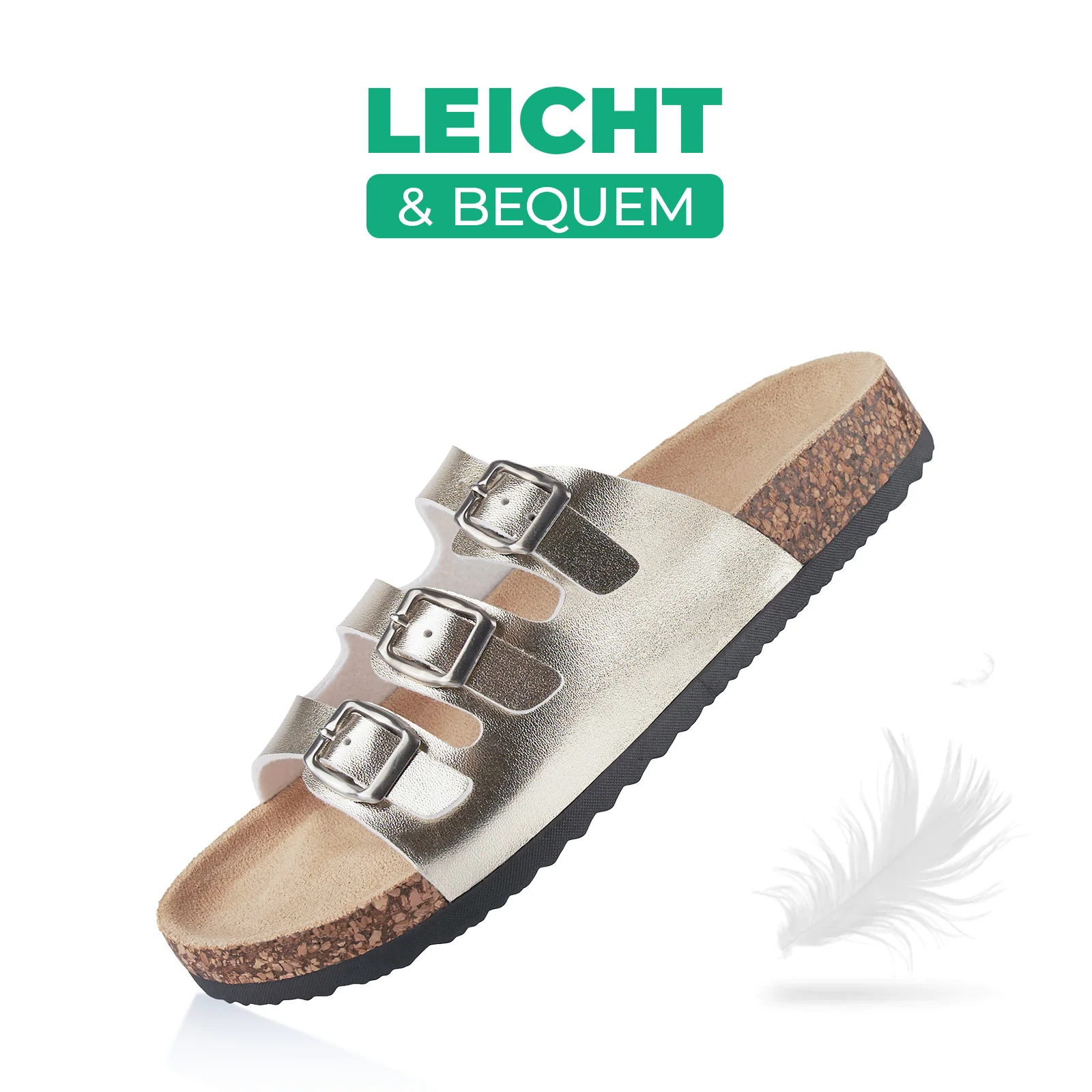 Pantoletten mit Kork-Fußbett - Image 3