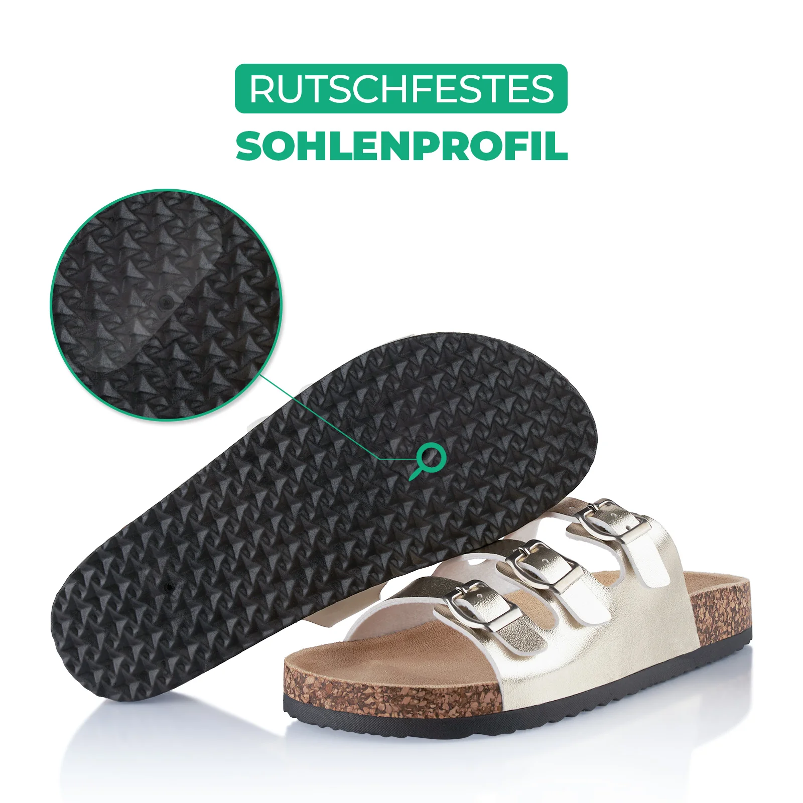 Pantoletten mit Kork-Fußbett - Image 4