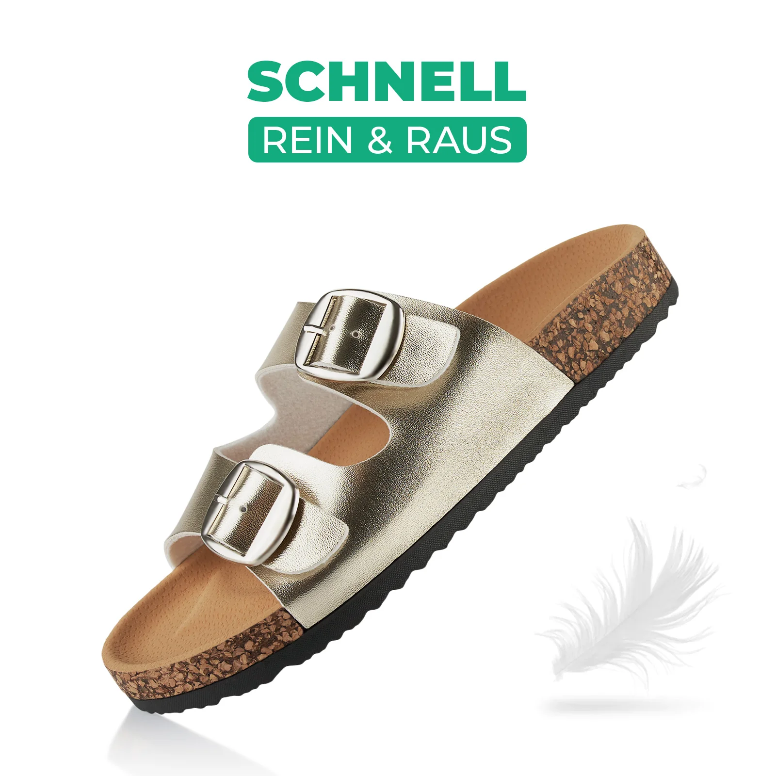 Pantoletten mit Kork-Fußbett - Image 3