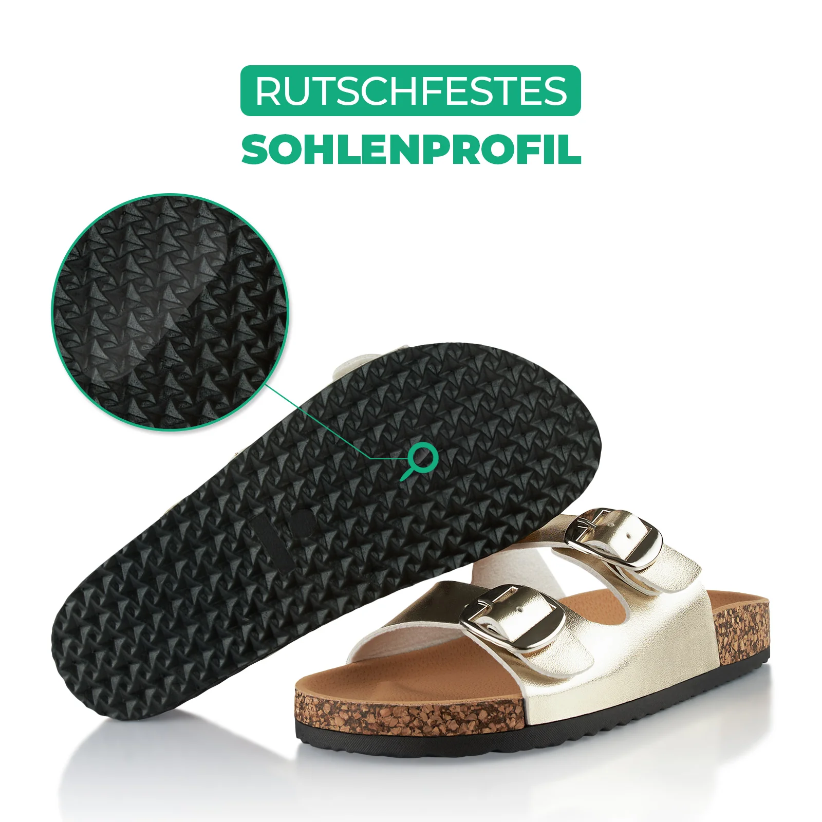 Pantoletten mit Kork-Fußbett - Image 4
